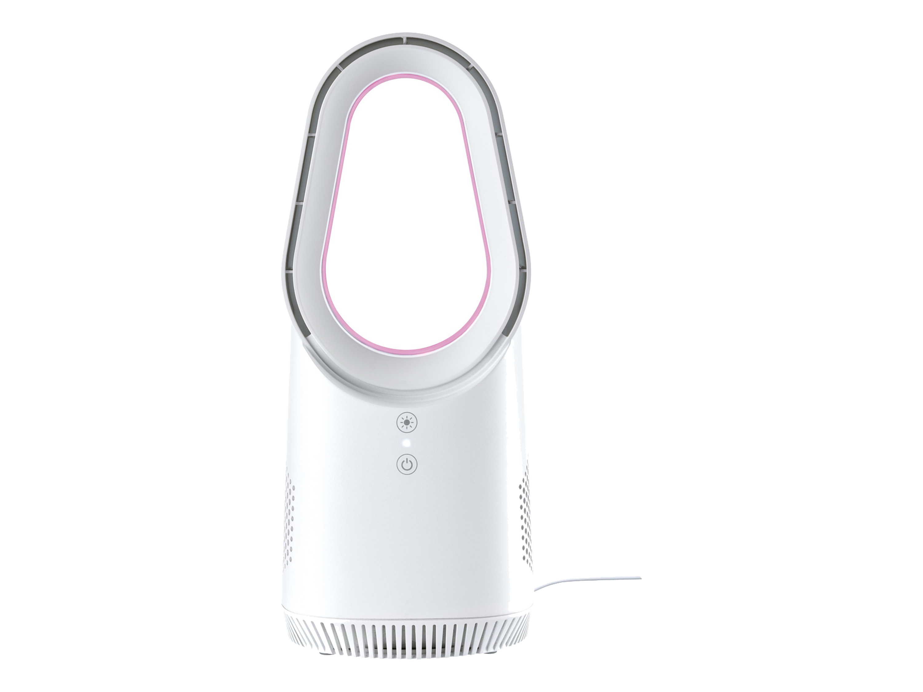 Silvercrest Wentylator stołowy bezłopatkowy Led, 6 W Biały