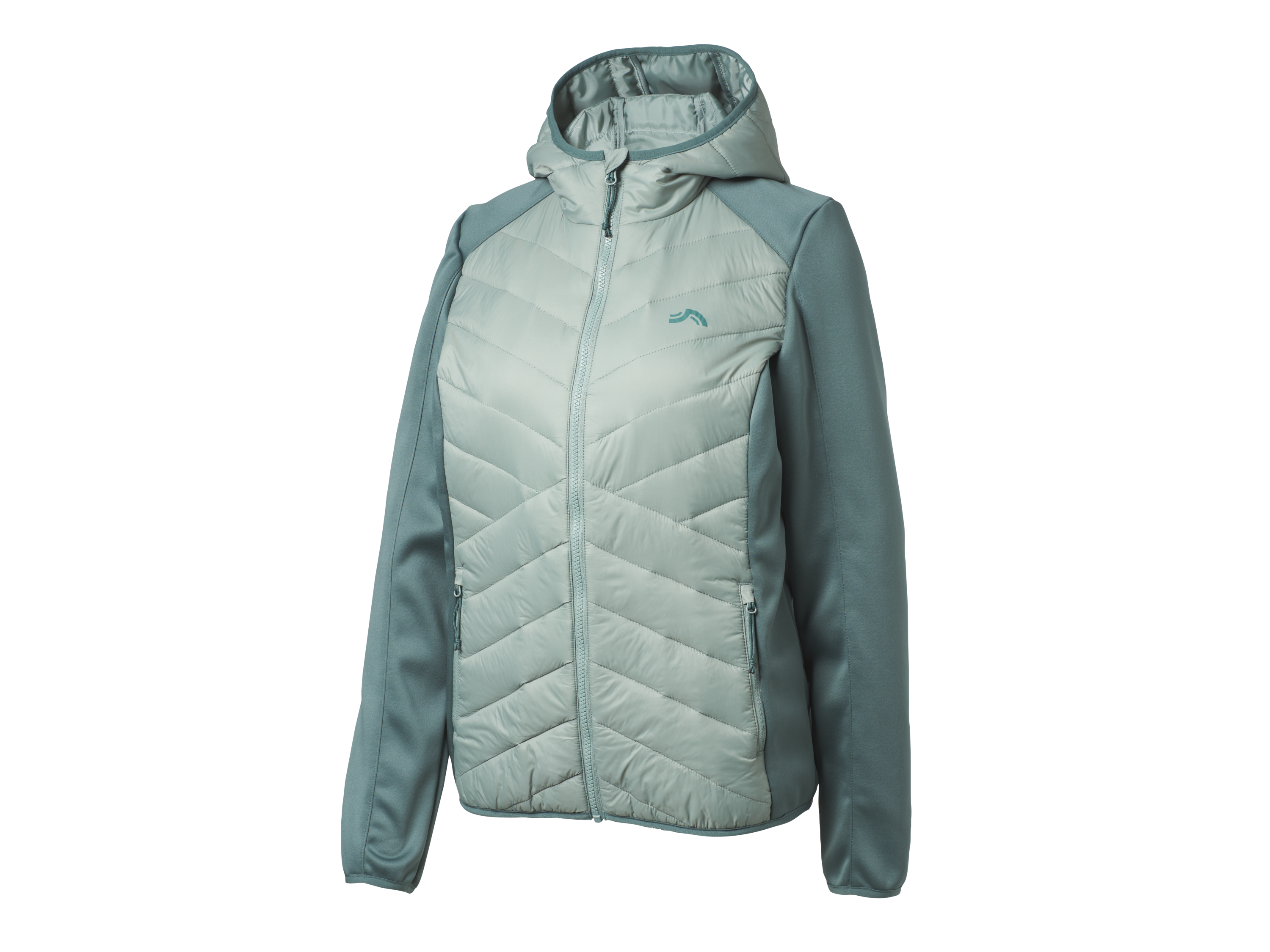 Crivit Kurtka hybrydowa damska Zielony, S36/38