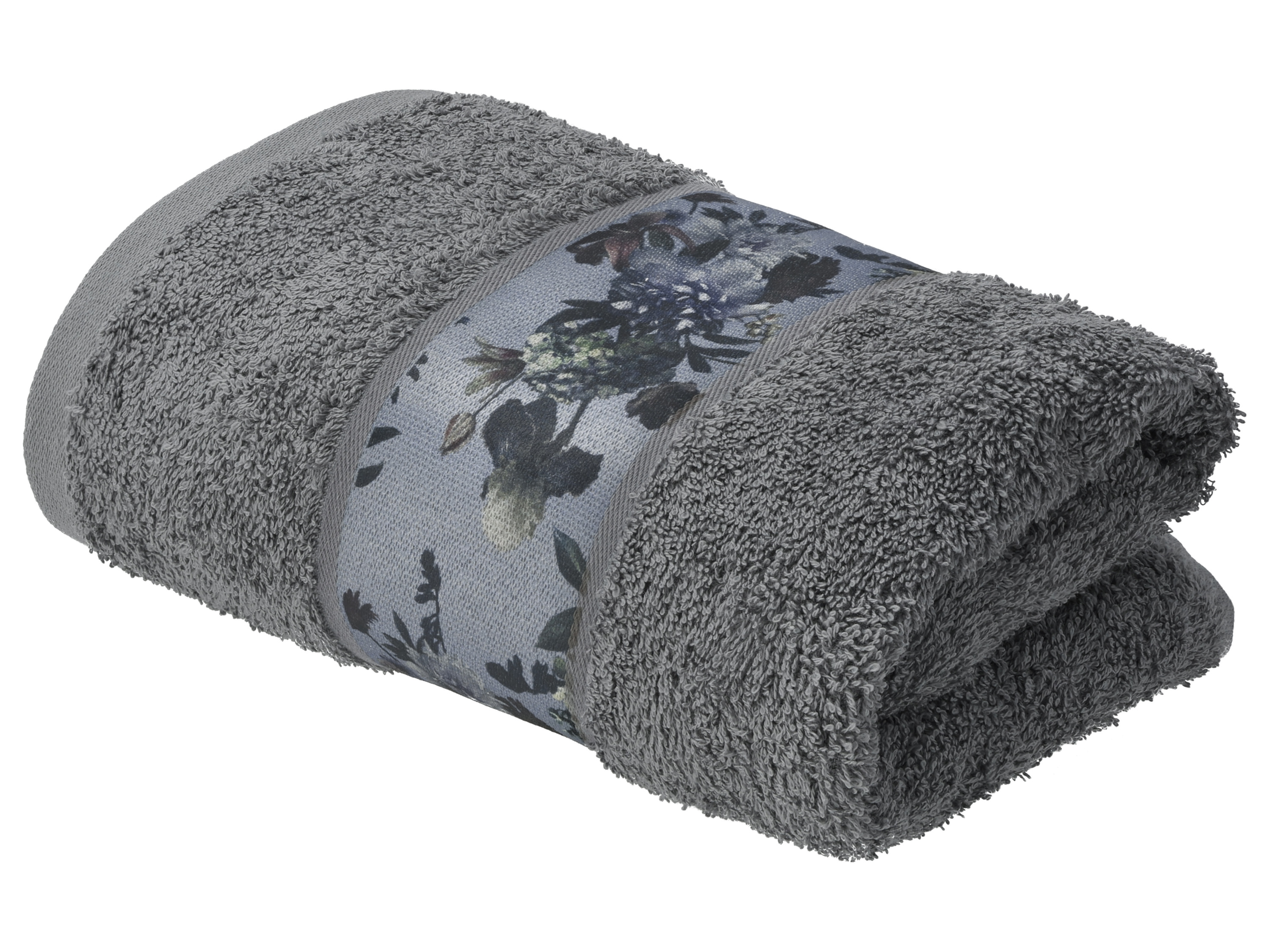 Livarno Zestaw 2 ręczników frotté, 50 x 100 cm Szary