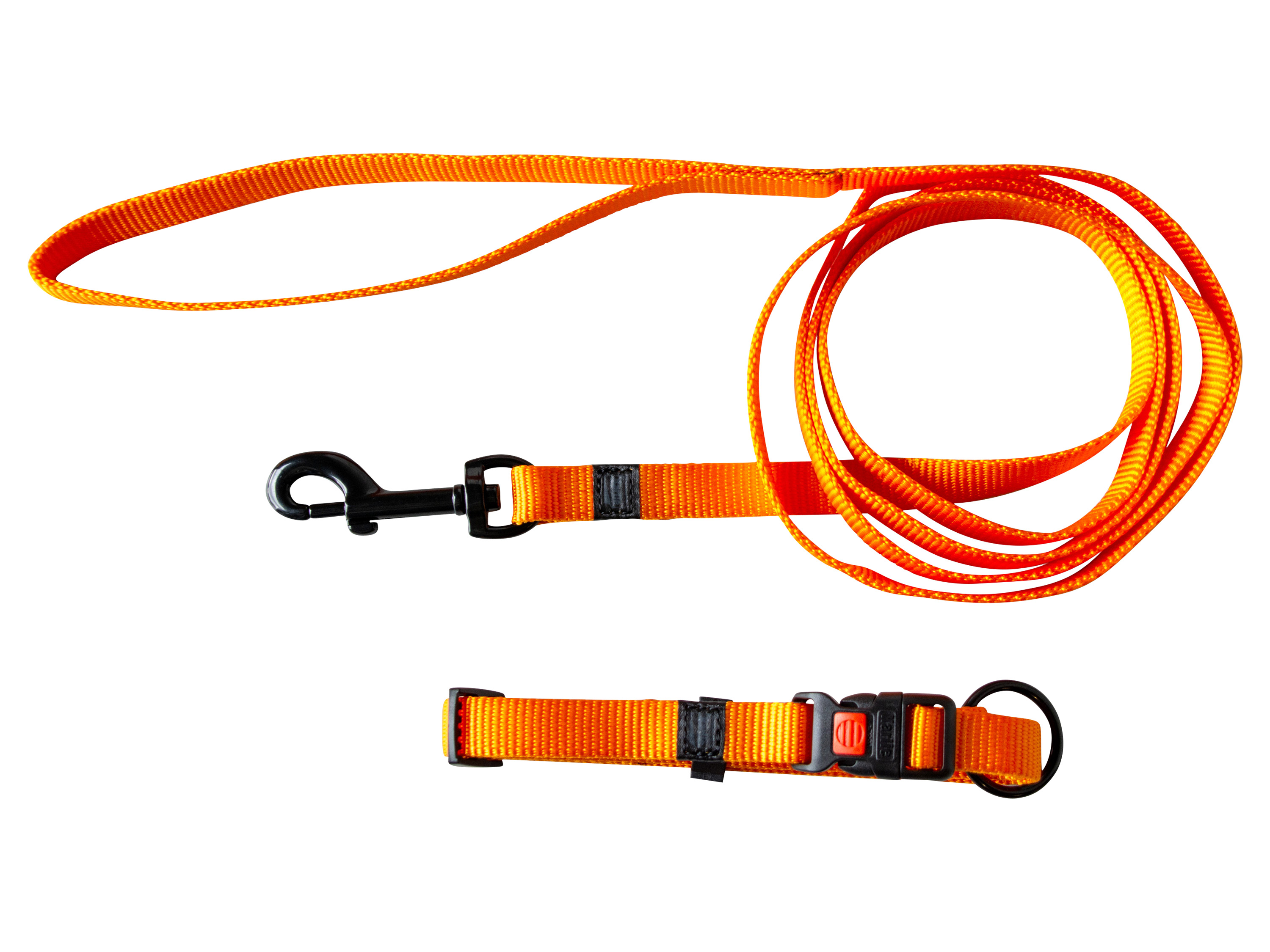 Karlie Obroża ze smyczą Pomarańczowy