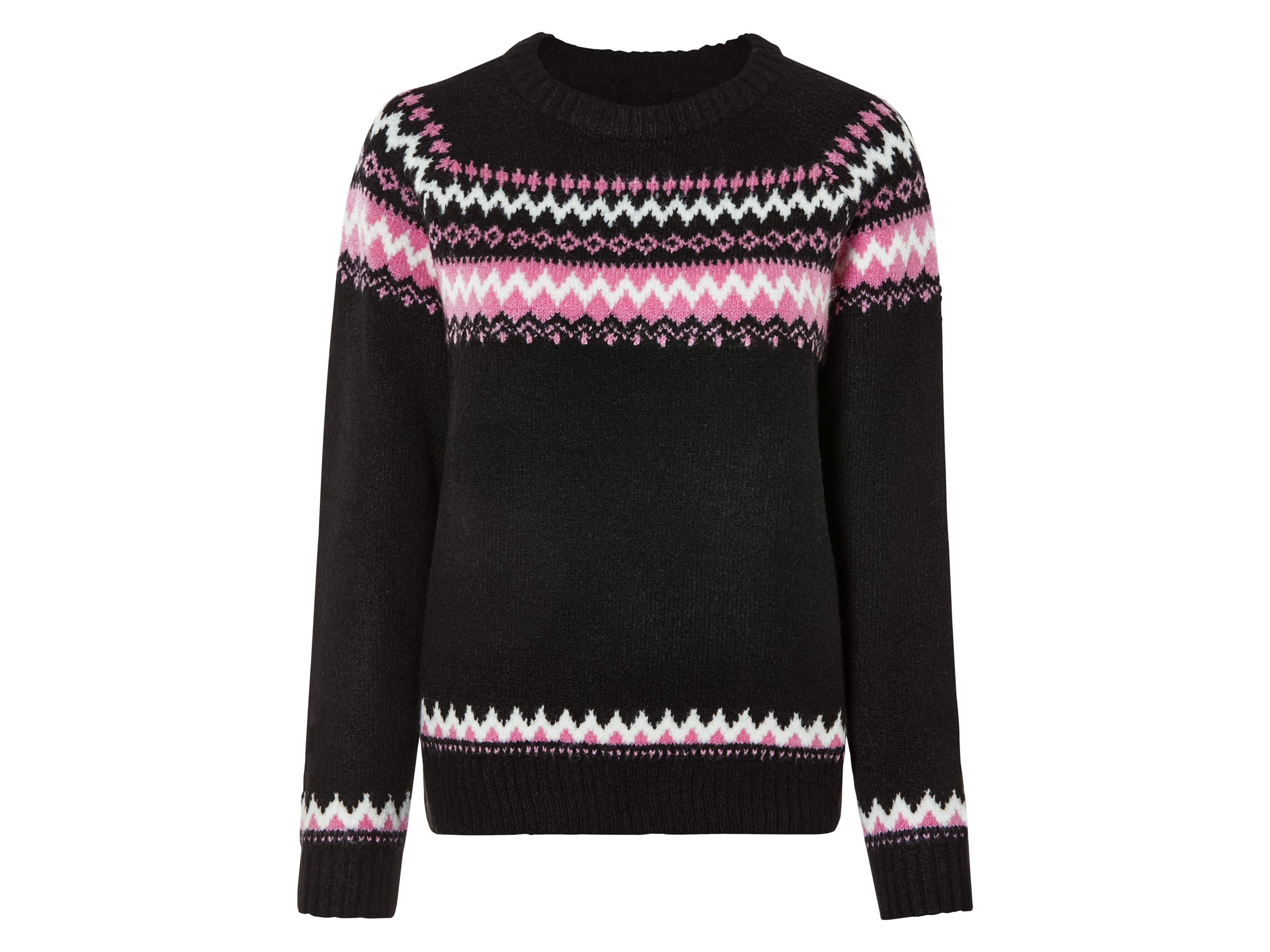 esmara Sweter damski z grubej dzianiny XS 32/34, Czarny