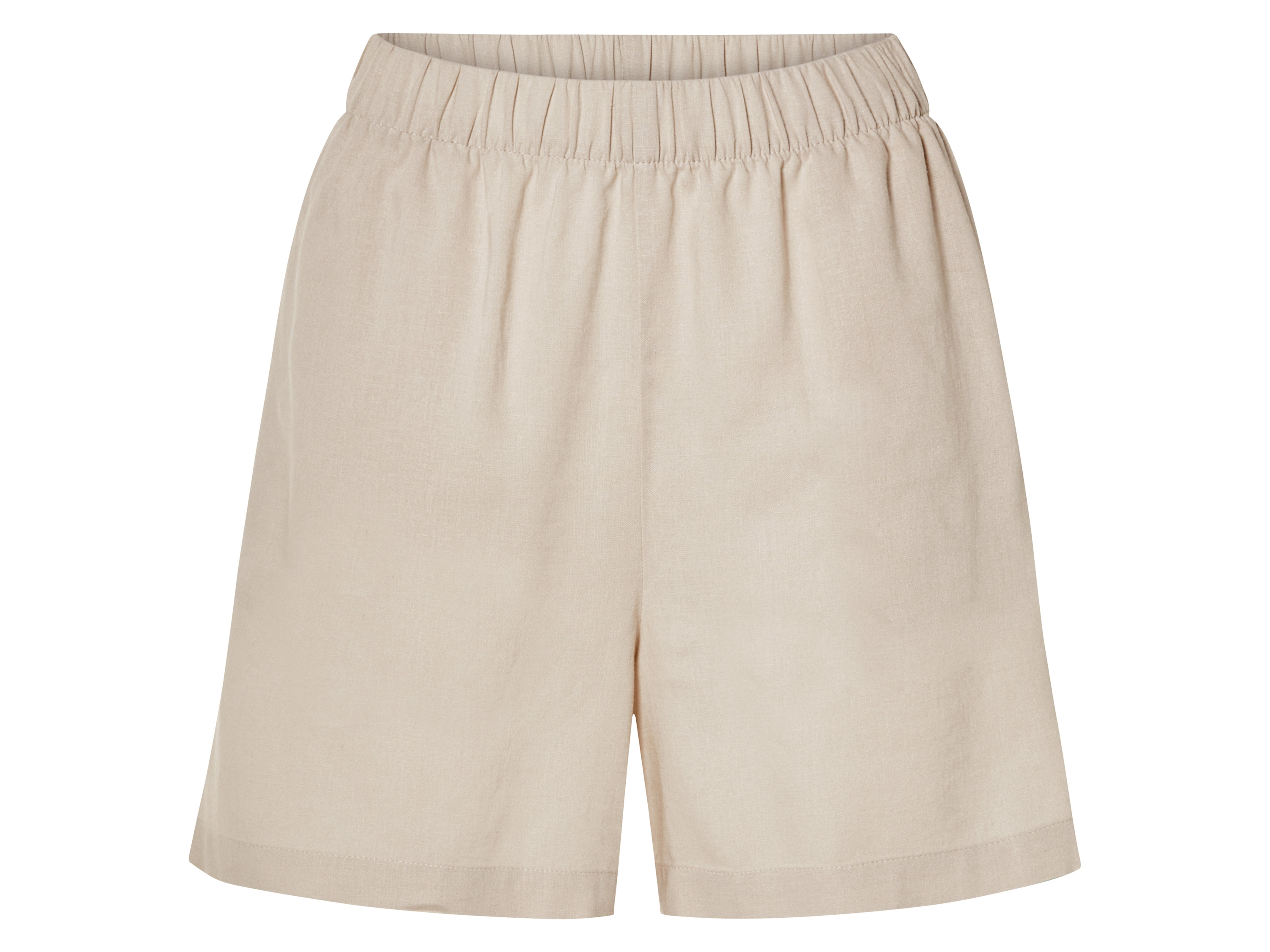 esmara Szorty damskie z lnem i bawełną Beżowy, 36