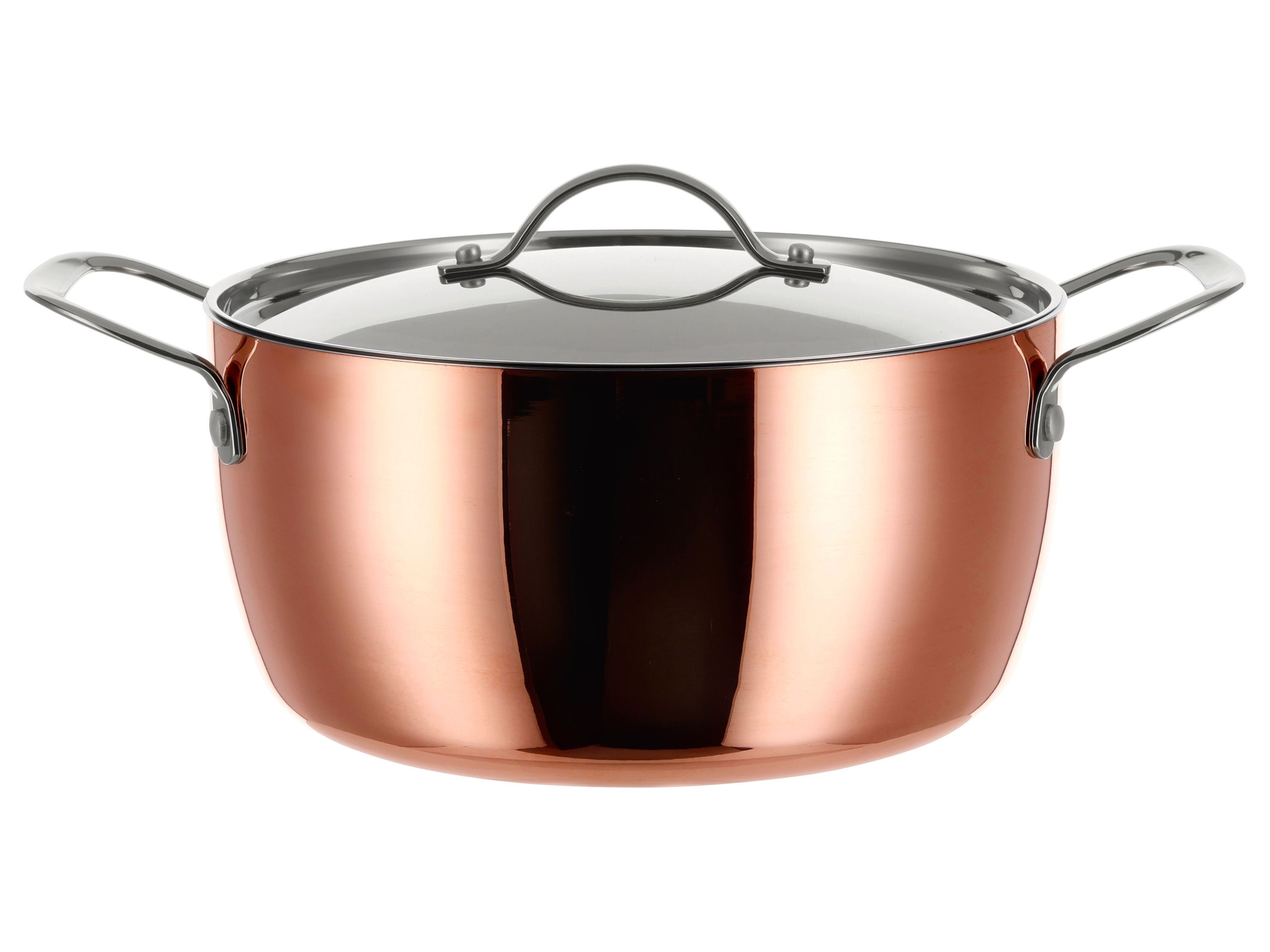 Silvercrest Garnek z powłoką miedzianą z pokrywką, Ø 24 cm