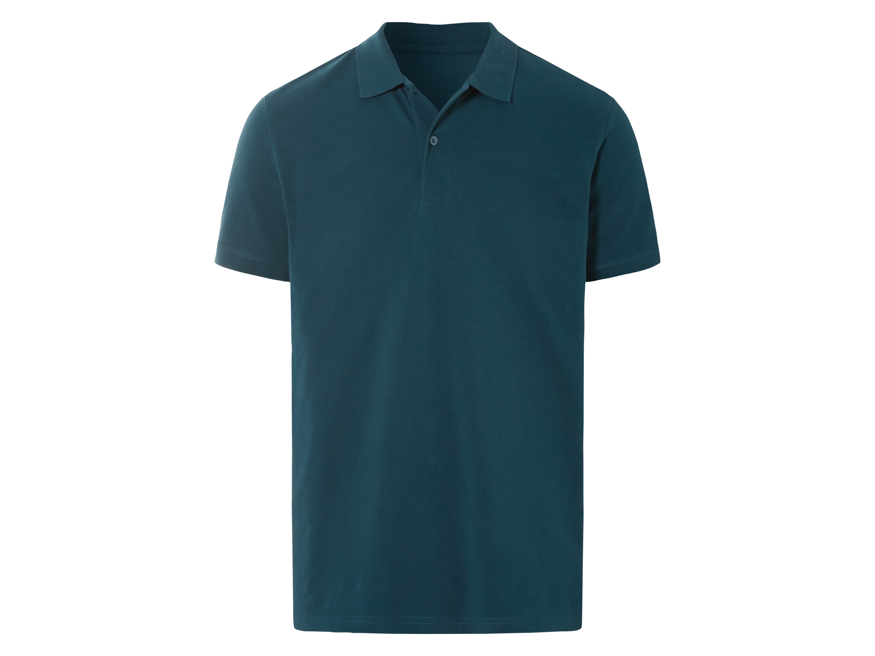 Livergy Koszulka polo męska z bawełny Petrol, S 44/46