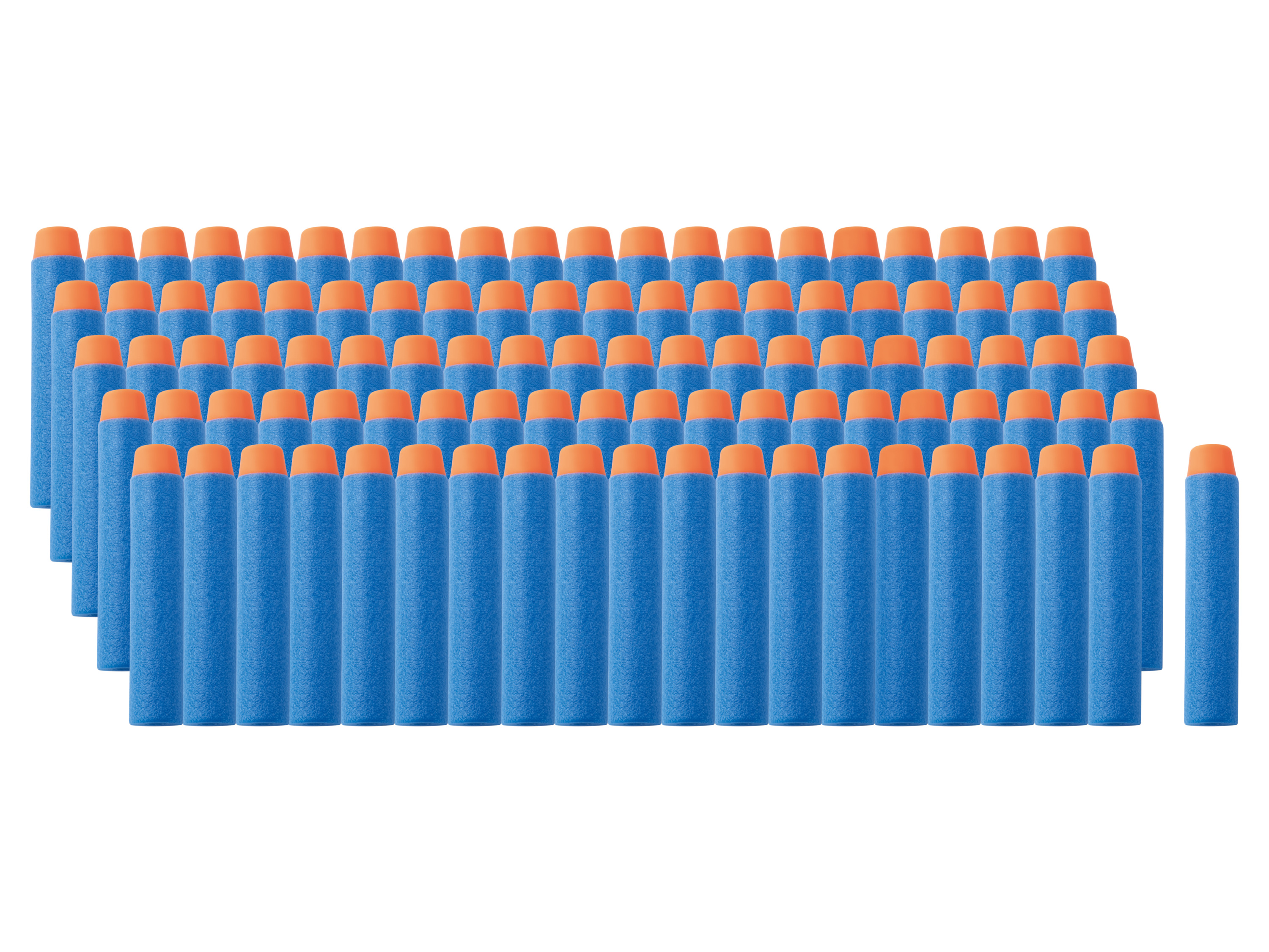 Playtive Pistolet na miękkie rzutki / Zapasowe rzutki 100 zapasowych rzutek