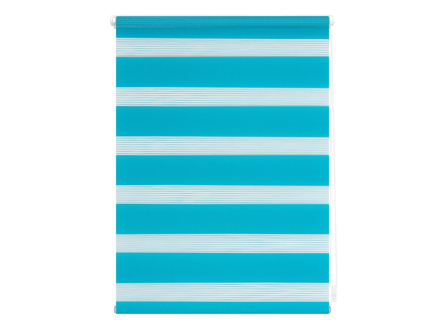 Lichtblick Roleta dzień/ noc Klemmfix, bez wiercenia, od 45 x 150 cm Niebieski, 50x150 cm