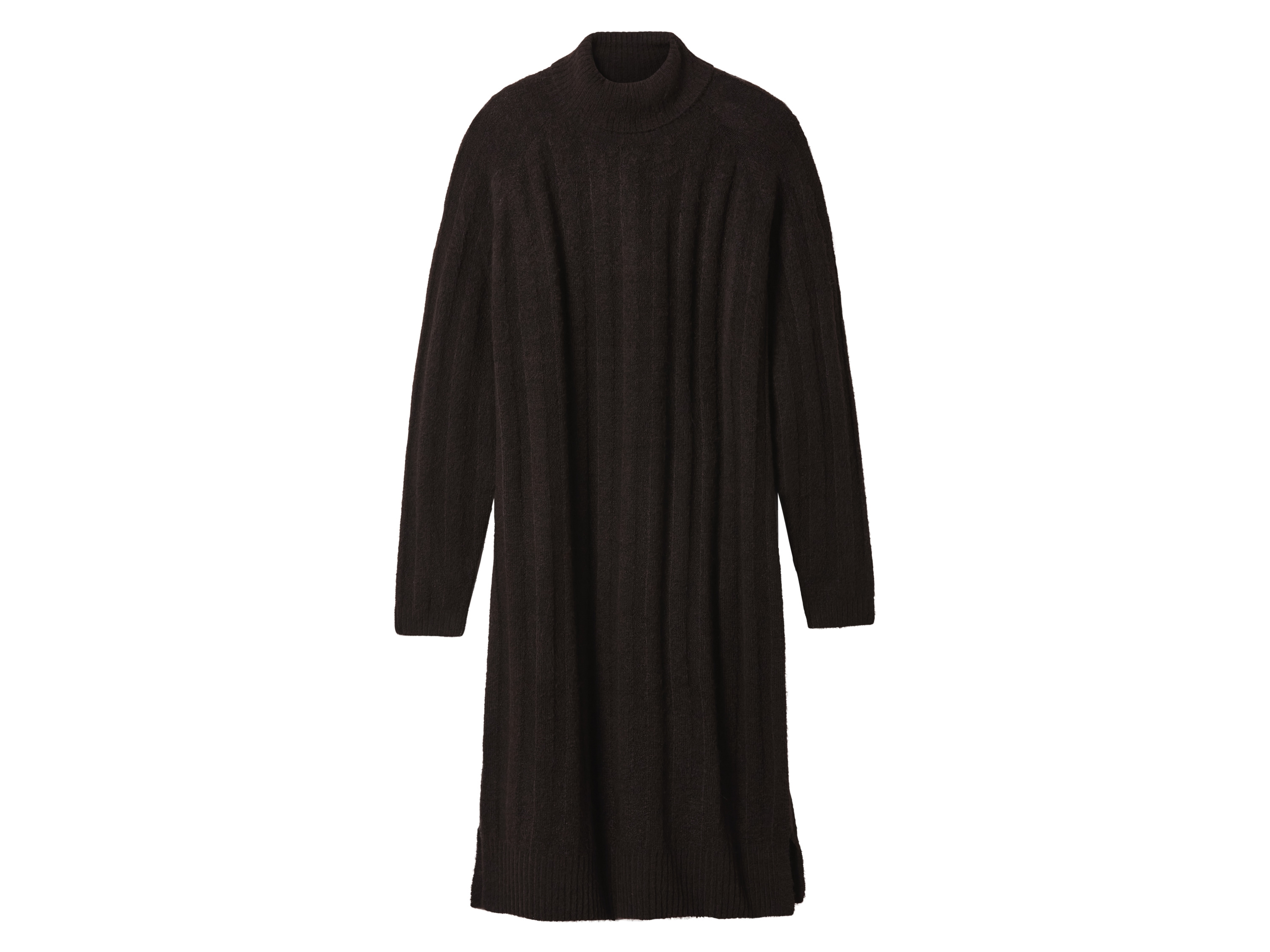 esmara Sukienka dzianinowa damska Brązowy, S36/38