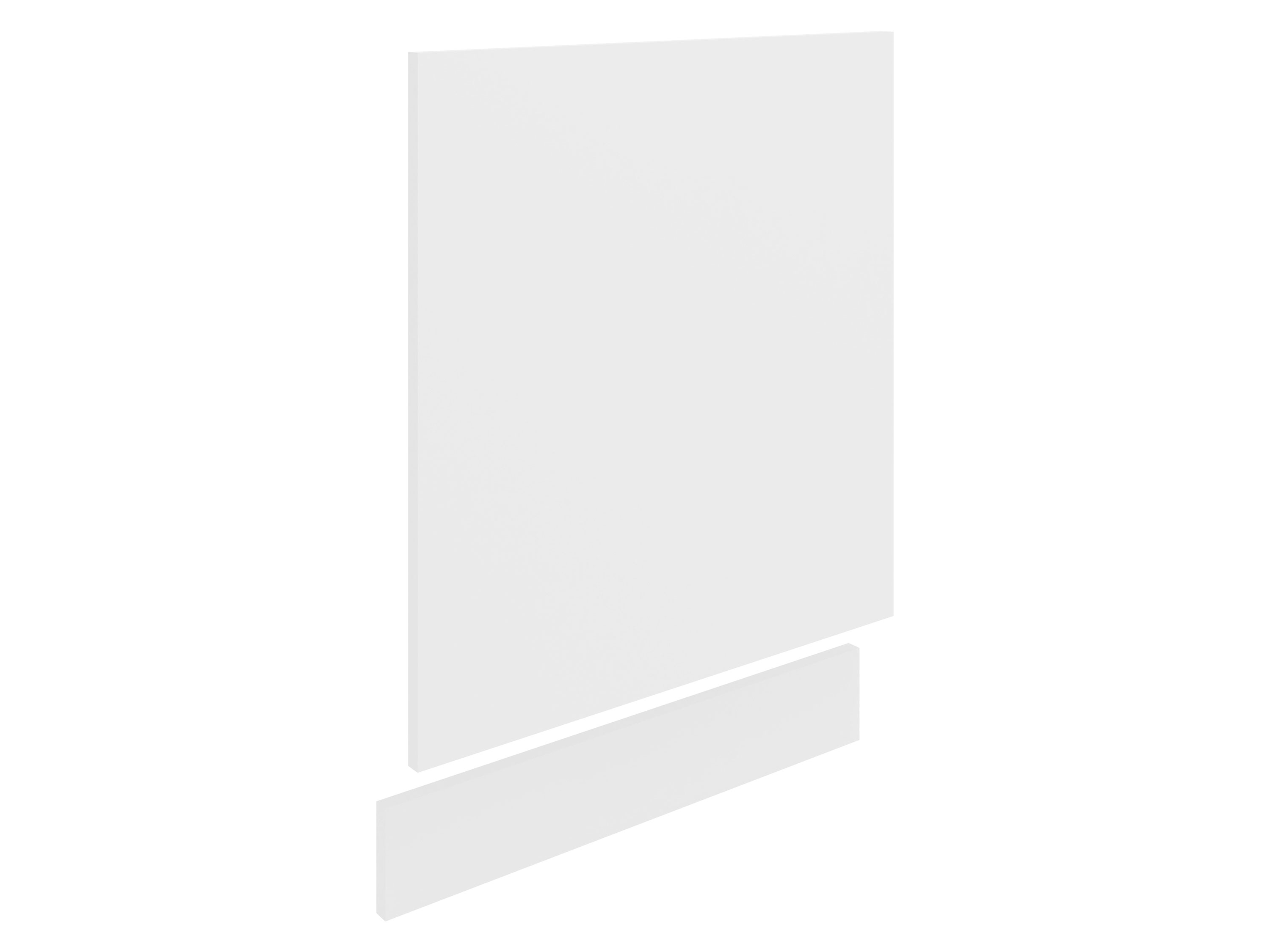 VCM Szafka dolna Esilo Panel maskujący, Biały/ biały, 60