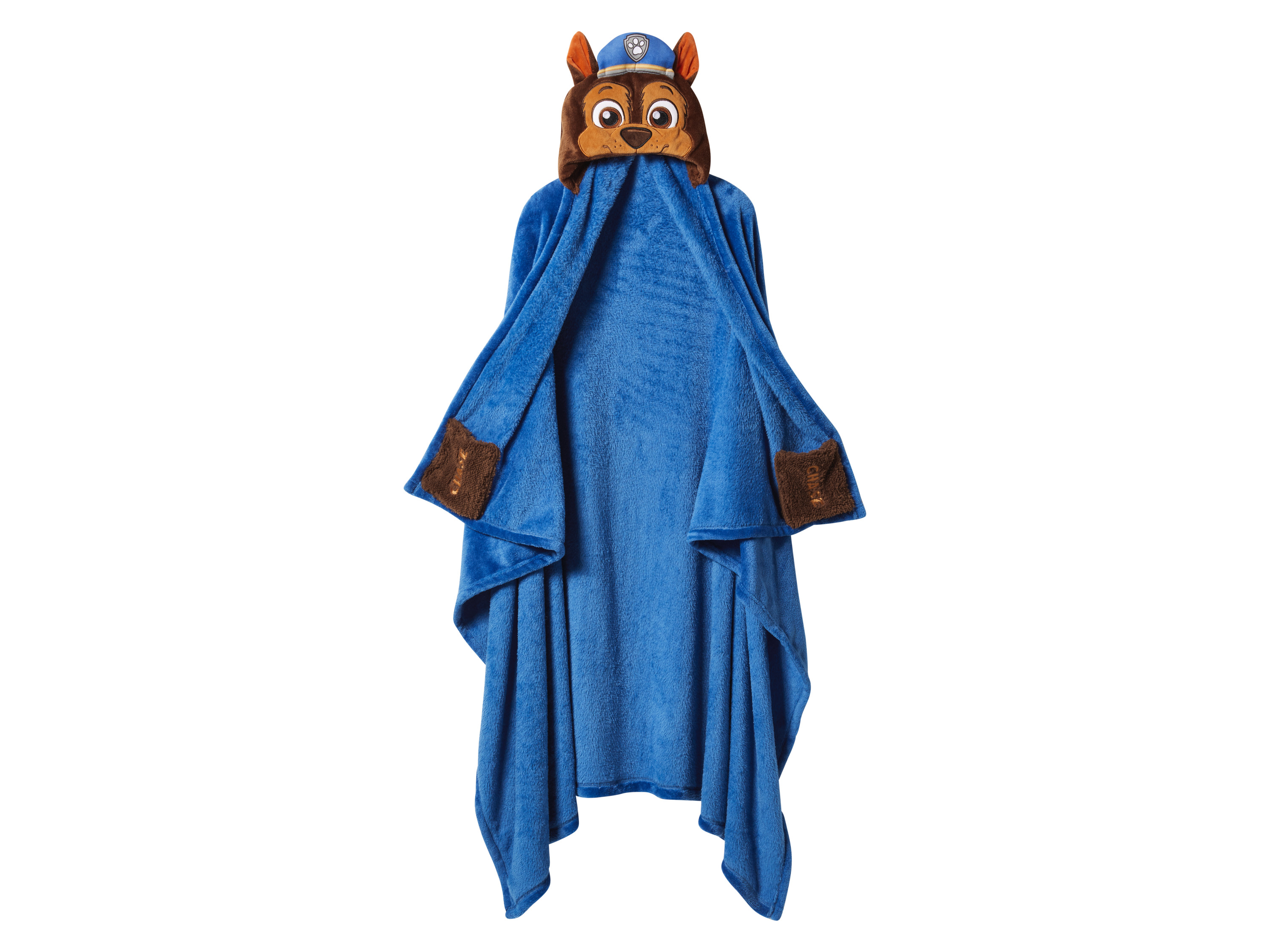 Koc z kapturem, 152 x 127 cm Niebieski