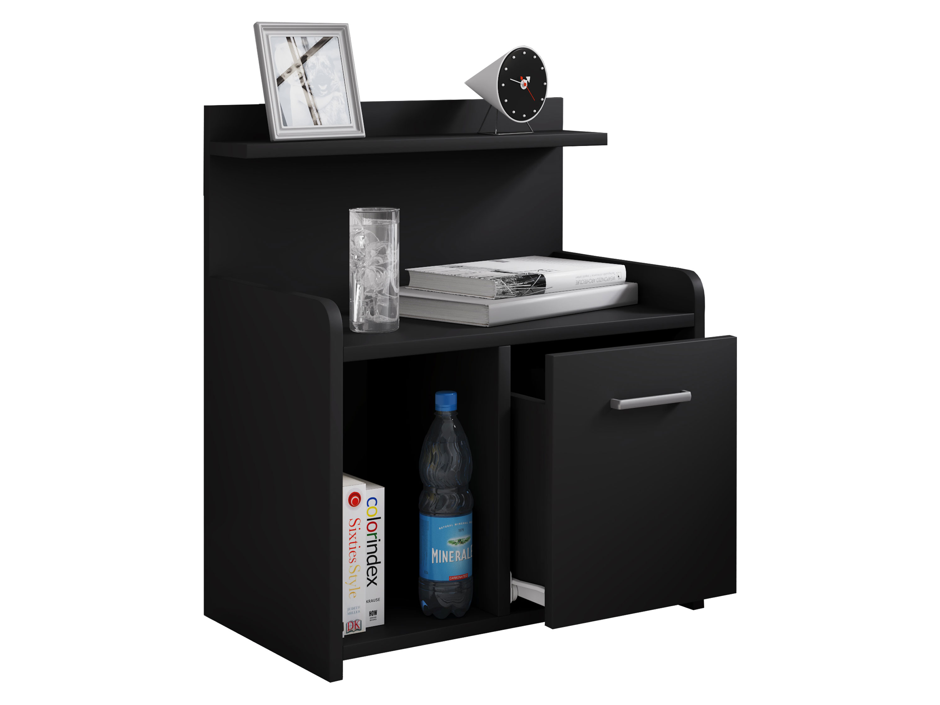 VCM Stolik nocny Nilasa Czarny