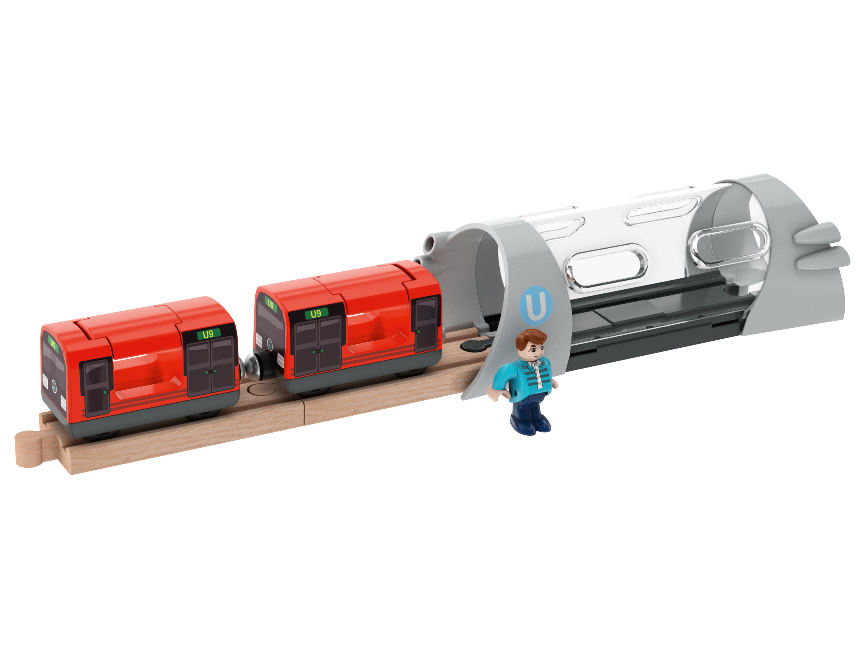 lupilu Dźwig załadunkowy / Tunel / Most / Mechaniczny przejazd kolejowy Tunel kolejowy