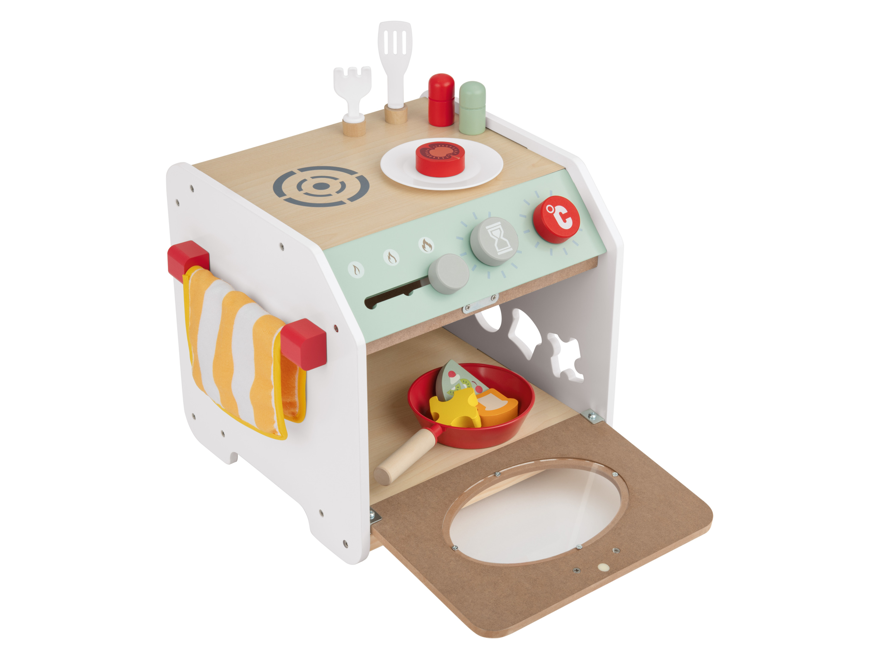 Playtive Kostka rozwijająca umiejętności motoryczne, Kuchnia / Warsztat, 12 / 24 elementów Kostka manipulacyjna kuchnia