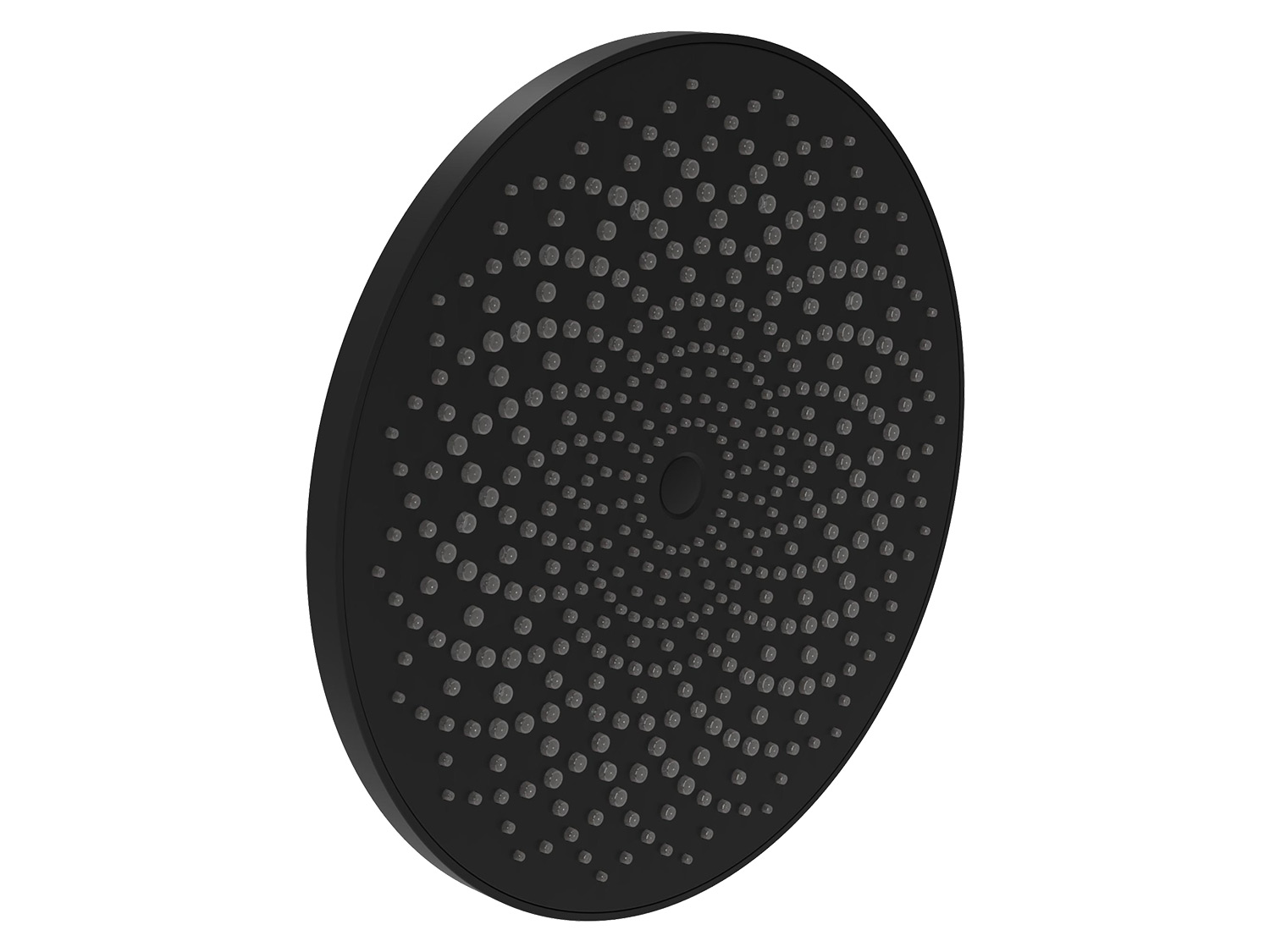 Schütte Głowica prysznicowa Capri Czarny, matowy