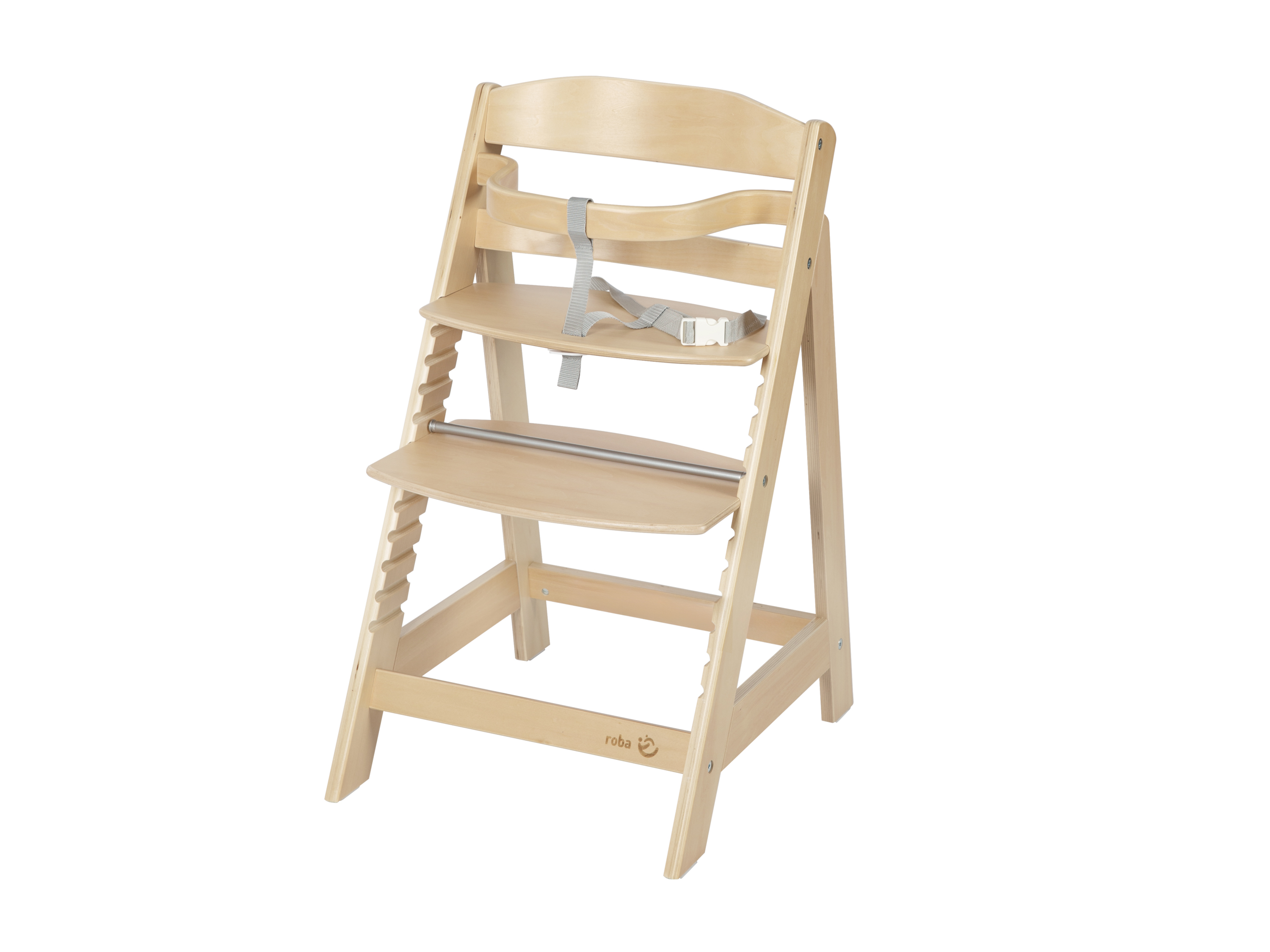 roba Krzesełko dziecięce Sit Up z drewna Naturalny