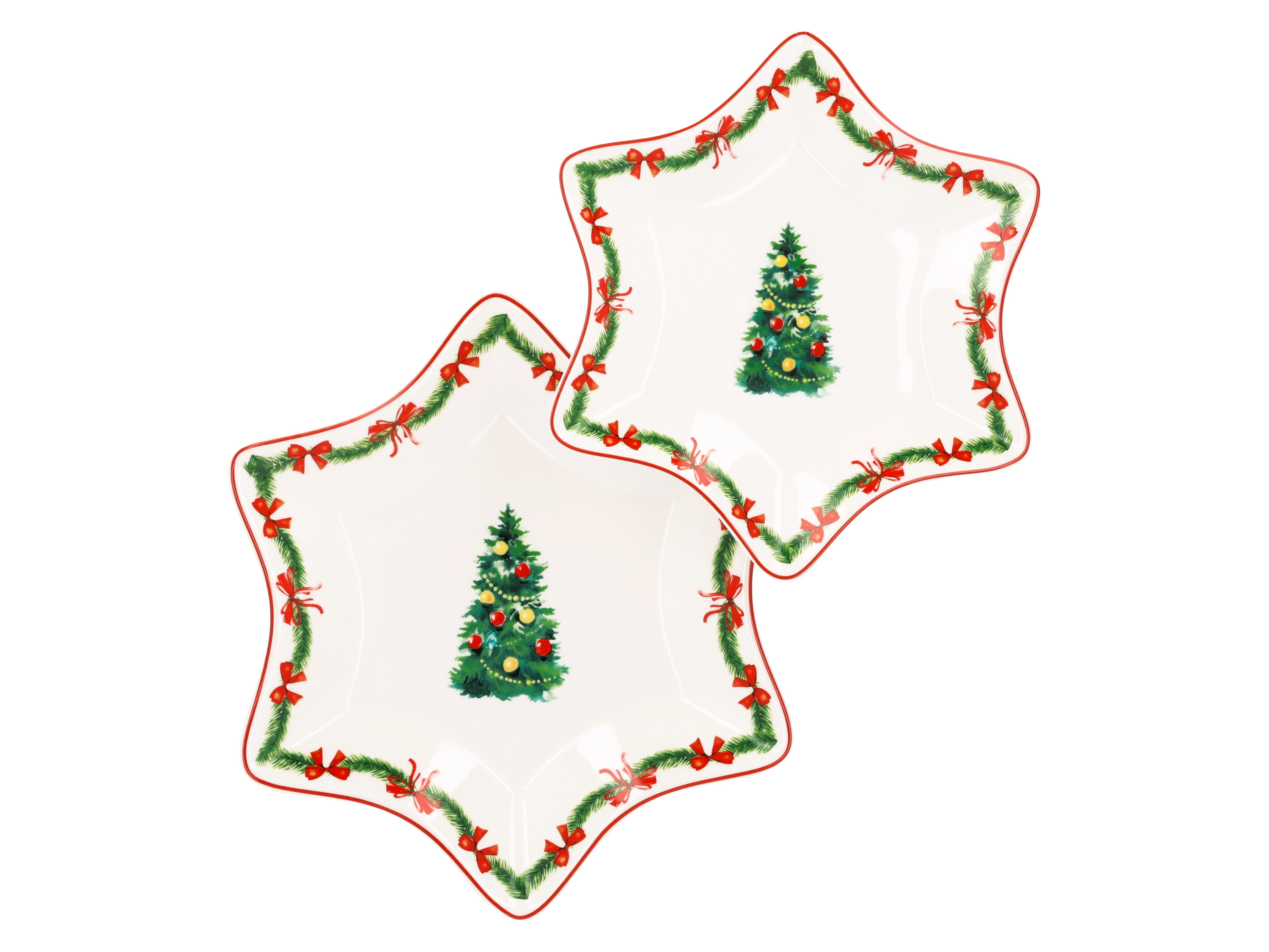 Silvercrest Komplet talerzy lub misek do serwowania lub puszka na ciastka Gwiazda