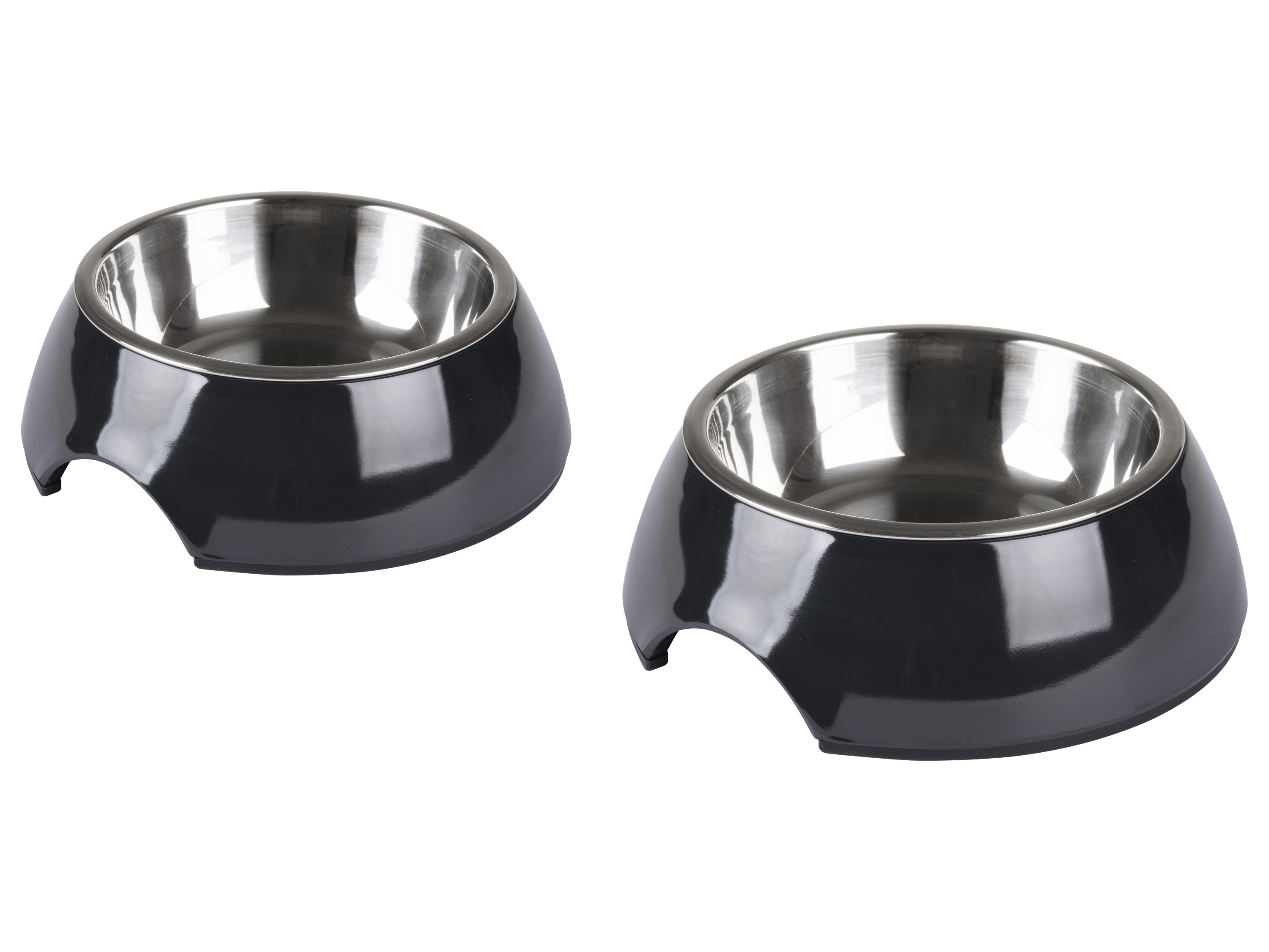 zoofari Miska na karmę/ Zestaw 2 misek/ Podkładka pod miski na karmę Małe, czerwone