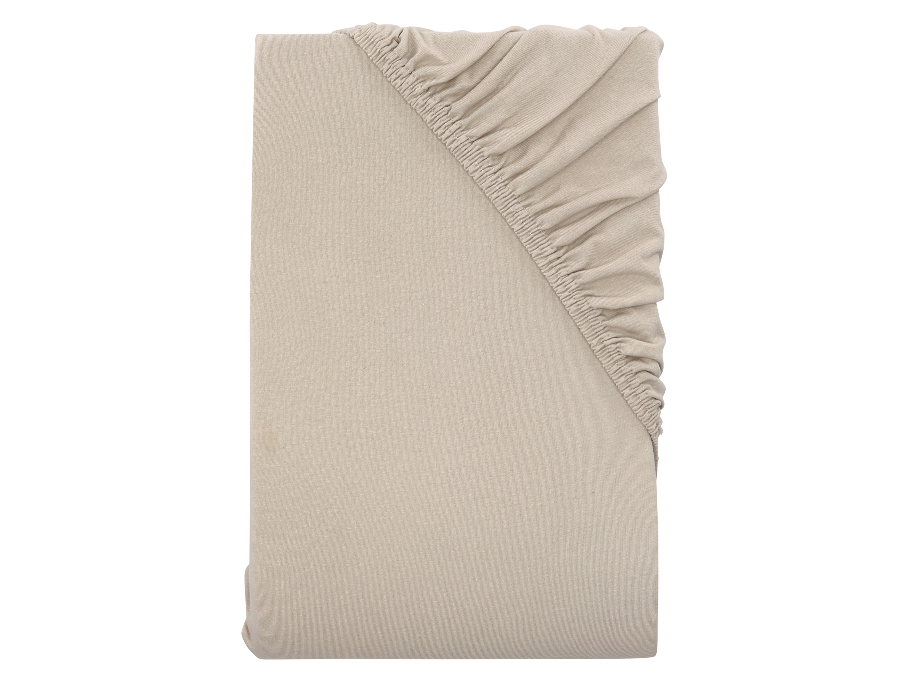 Livarno home Prześcieradło z dżerseju z gumką, 90-100 x 200 cm Jasnoszary