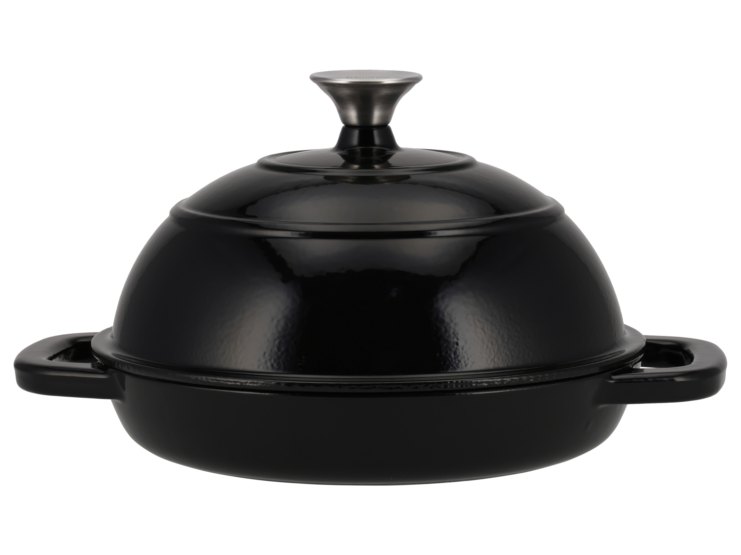 Silvercrest Forma żeliwna lub garnek żeliwny do pieczenia chleba Okrągły, Czarny