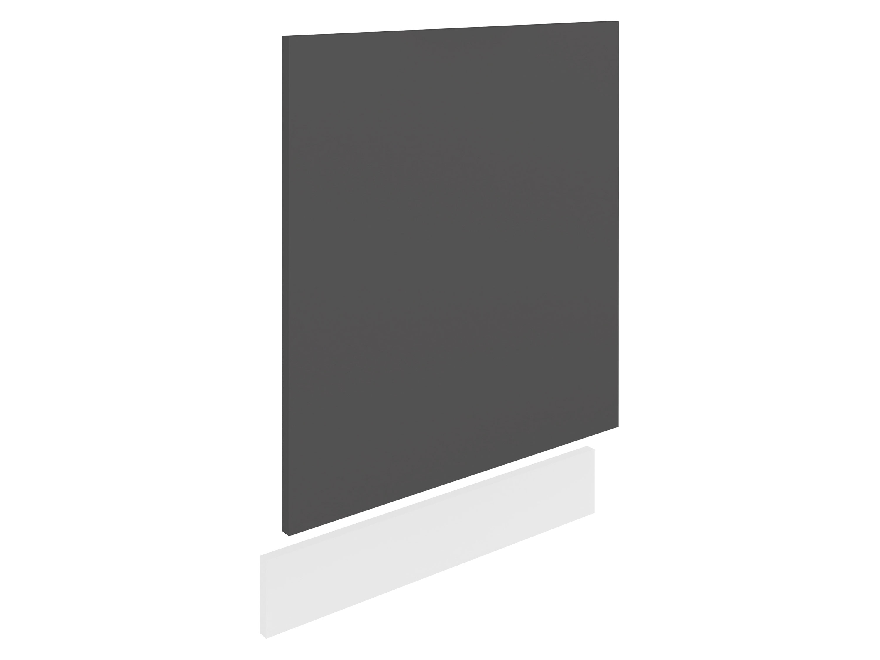 VCM Szafka dolna Esilo Panel maskujący, Biały/ antracyt, 60