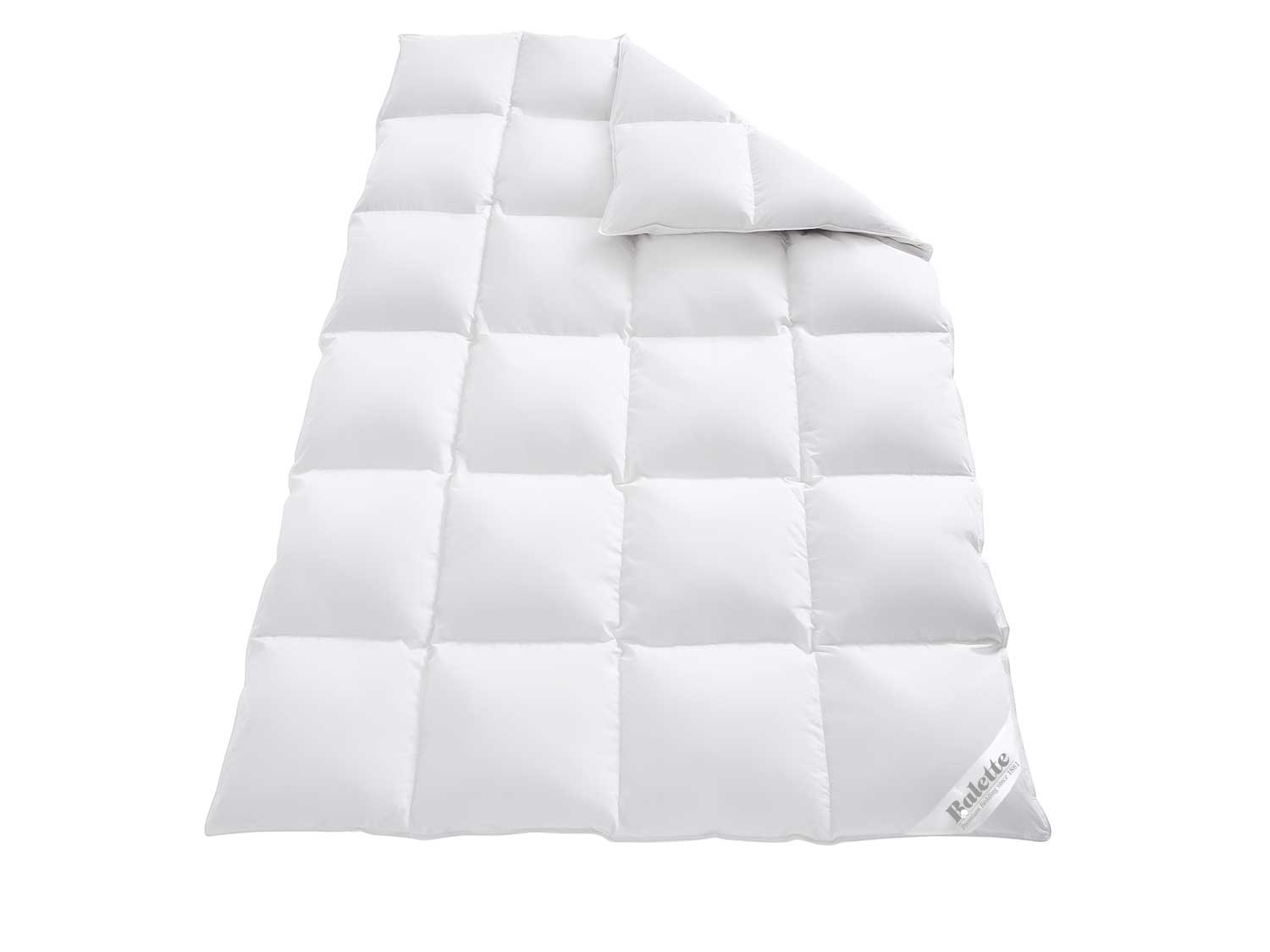 OBB Puchowa kołdra kasetowa Premium Elegance, ciepła 200 x 220 cm