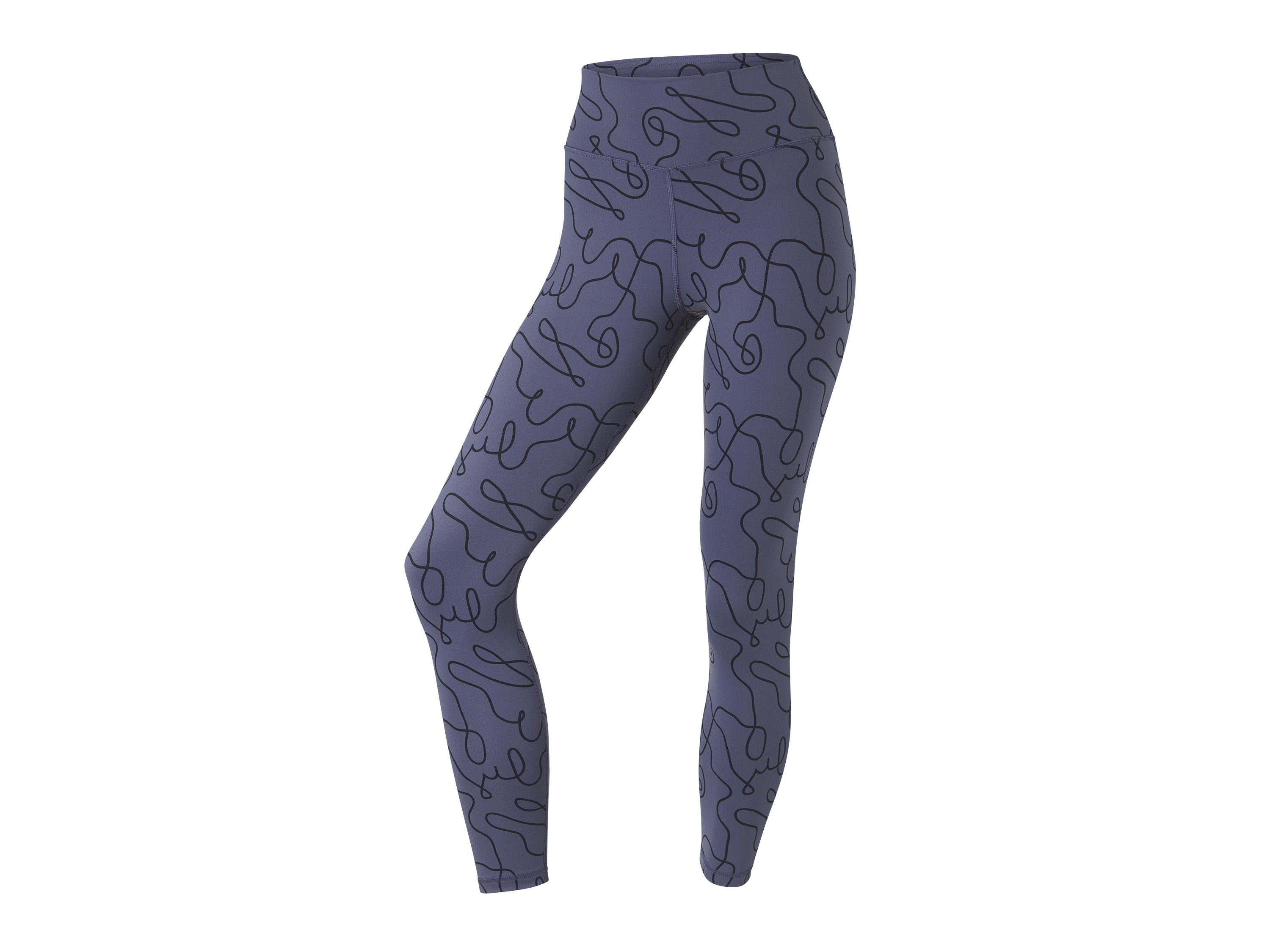 Crivit Legginsy damskie "Perfect Shape Yoga" L 44/46, Niebieski
