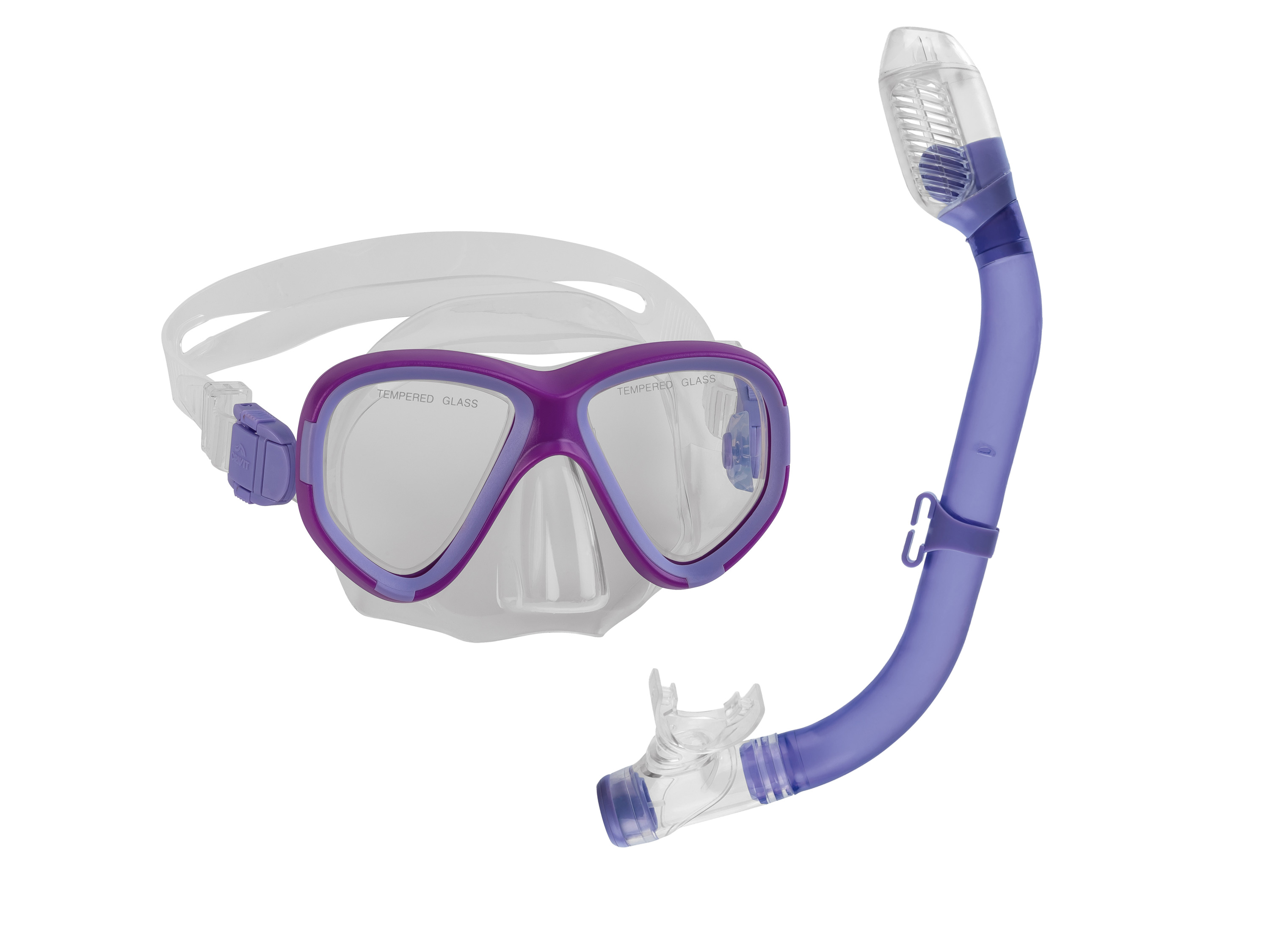 Crivit Zestaw do snorkelingu dla dzieci Fioletowy