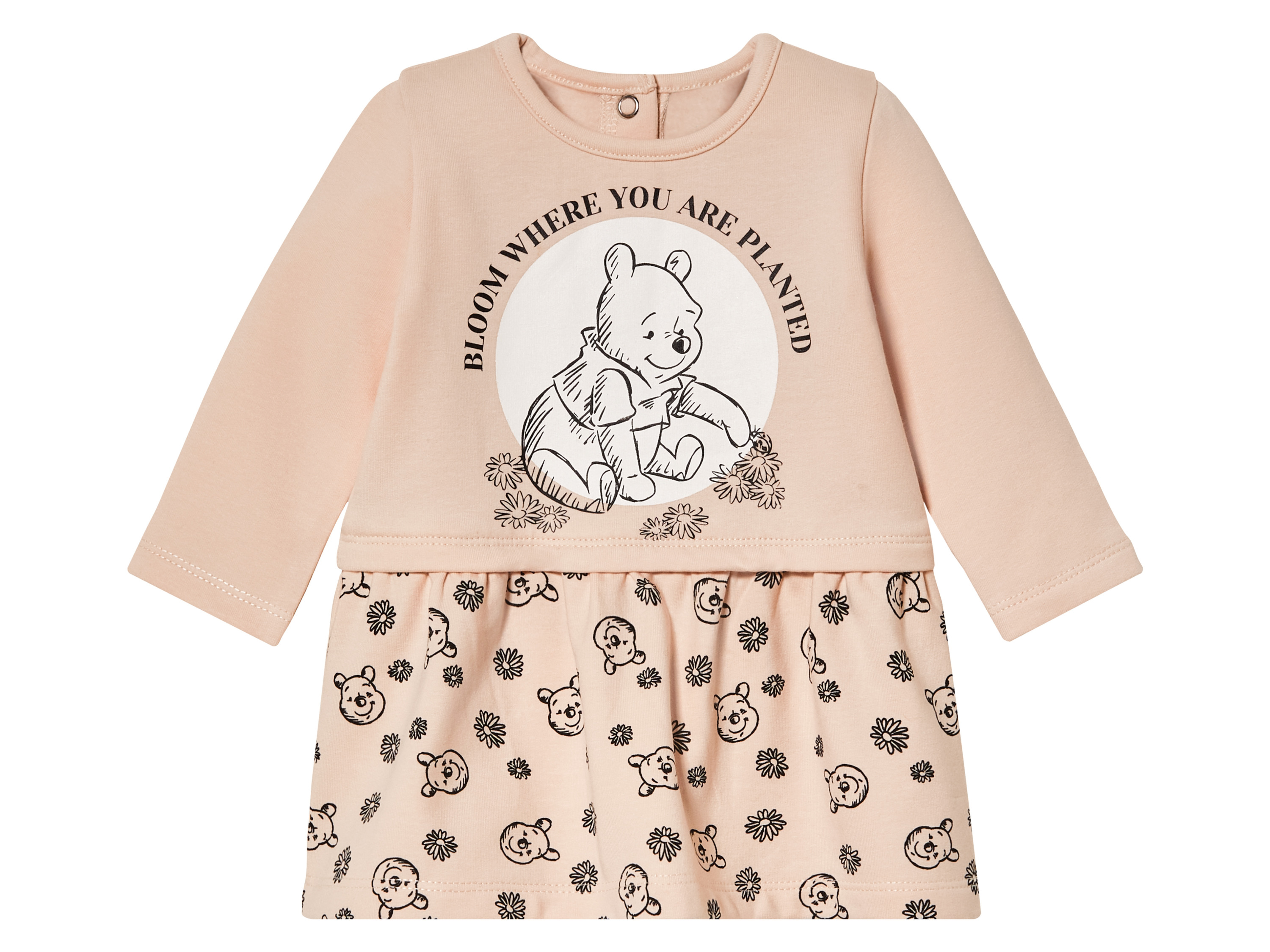 Sukienka dziewczęca z kolekcji Disney World Kubuś Puchatek w kolorze różowym, 50/56