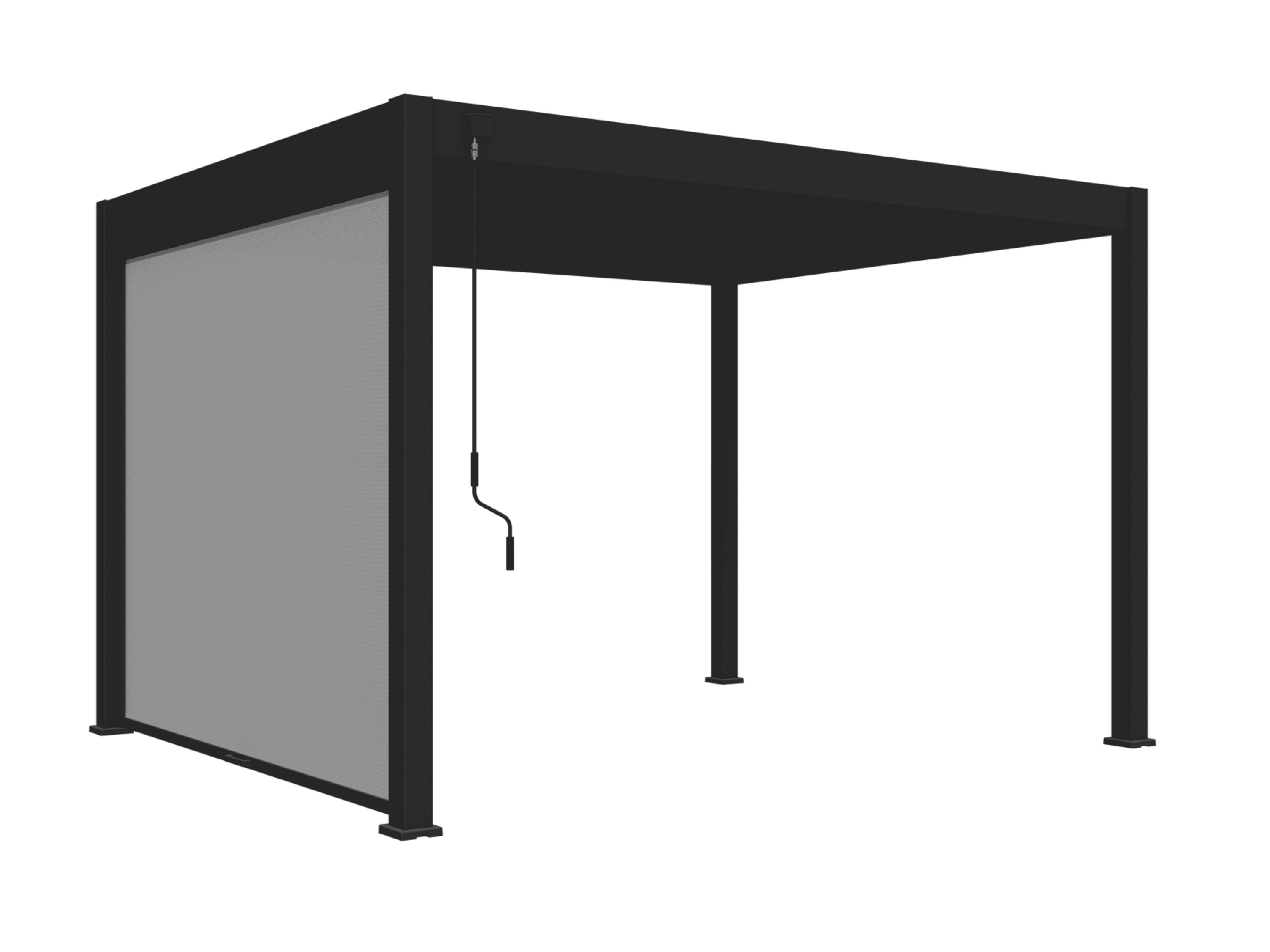 Pergoline Roleta przeciwsłoneczna do pawilonów Trumpf i Superior Antracytowy, 3 m