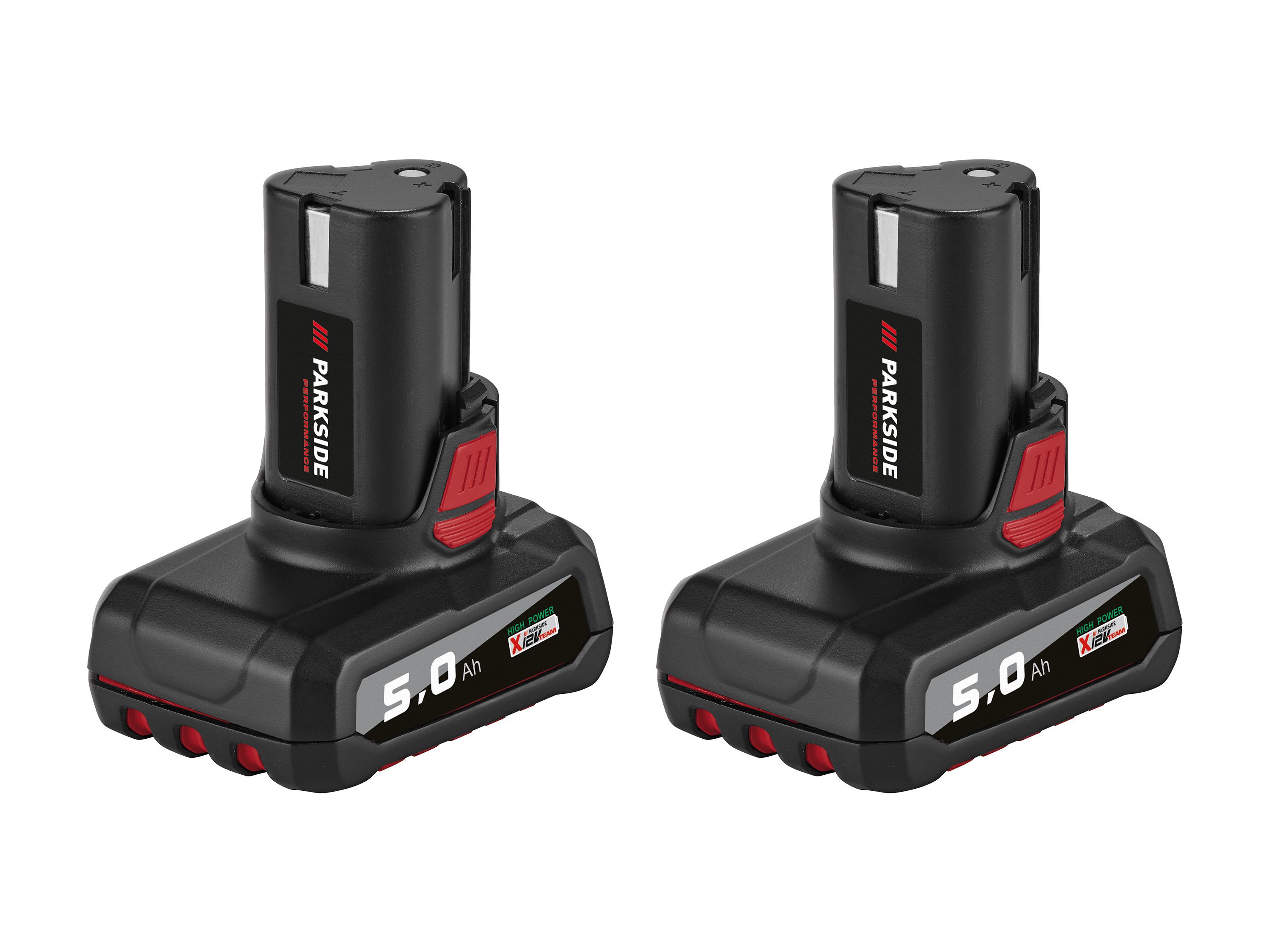 Parkside Performance Zestaw 2 akumulatorów 12 V / 5 Ah, Papk 12 5.0 B2, z funkcją Cell Balancing