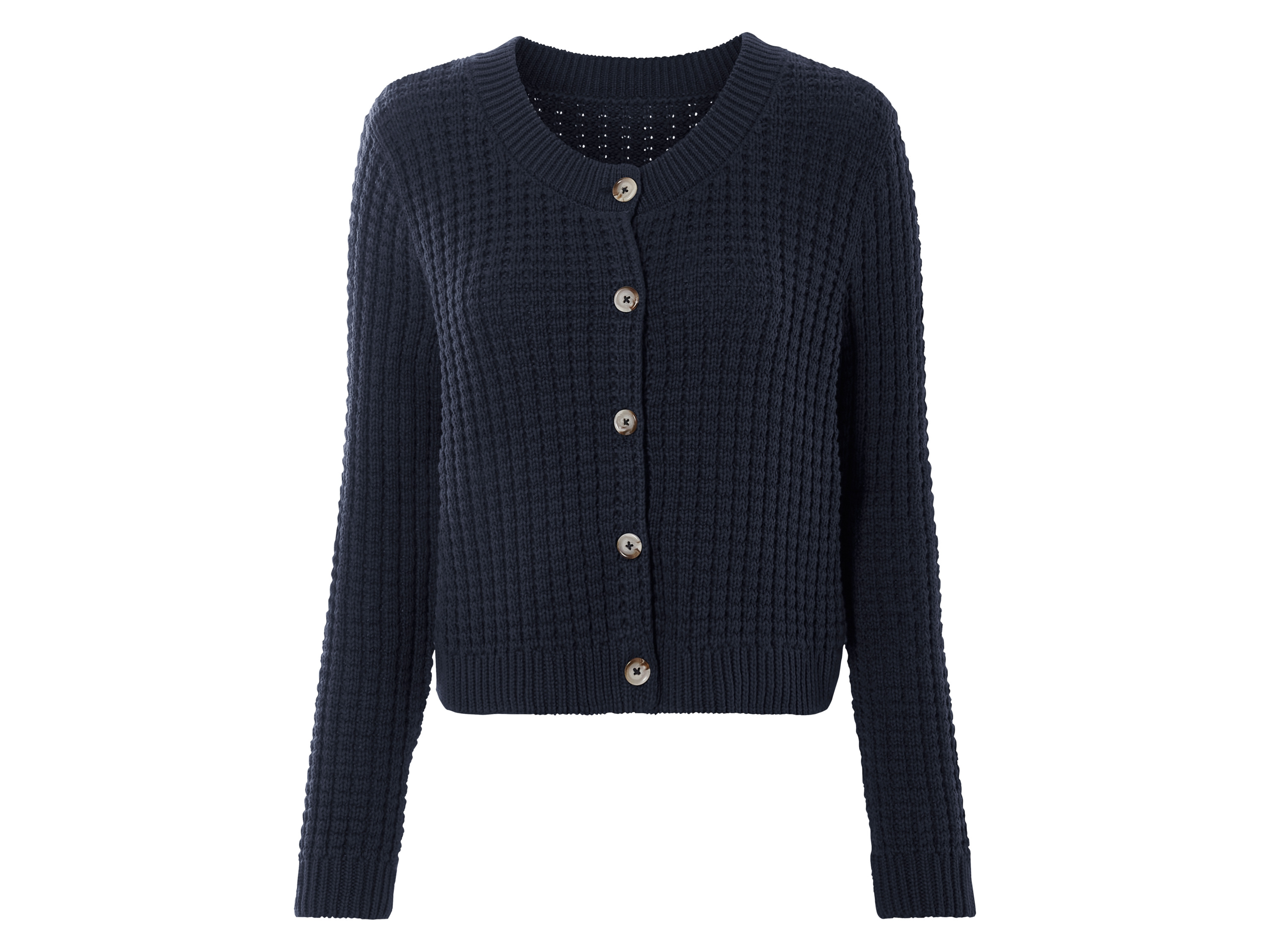 esmara Kardigan damski z bawełny Granatowy, XS 32/34