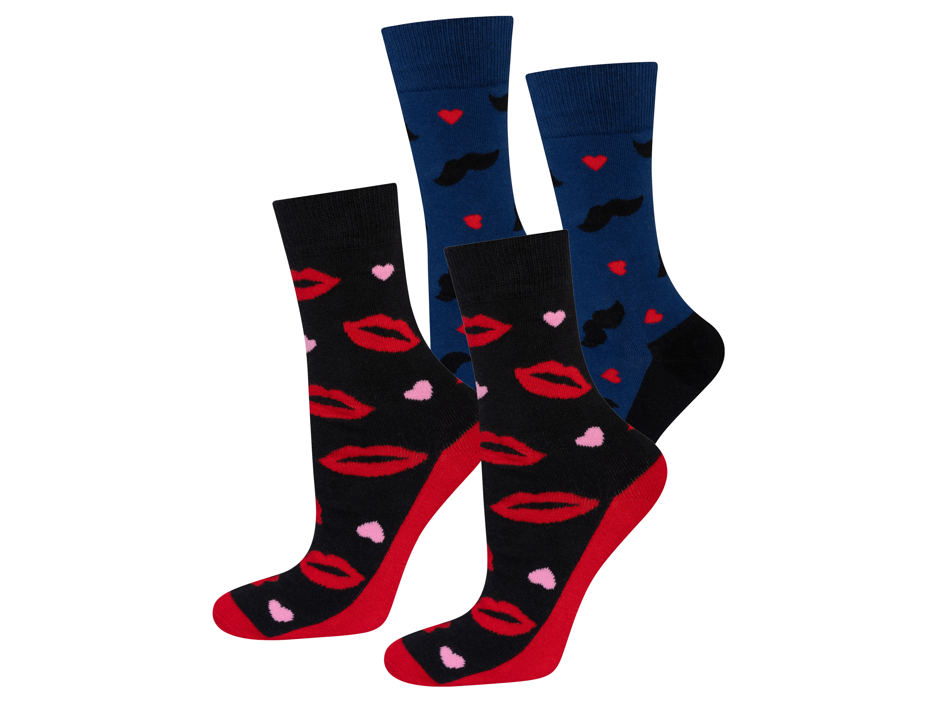 Soxo Skarpetki damskie / męskie z bawełną, 2 pary Państwo