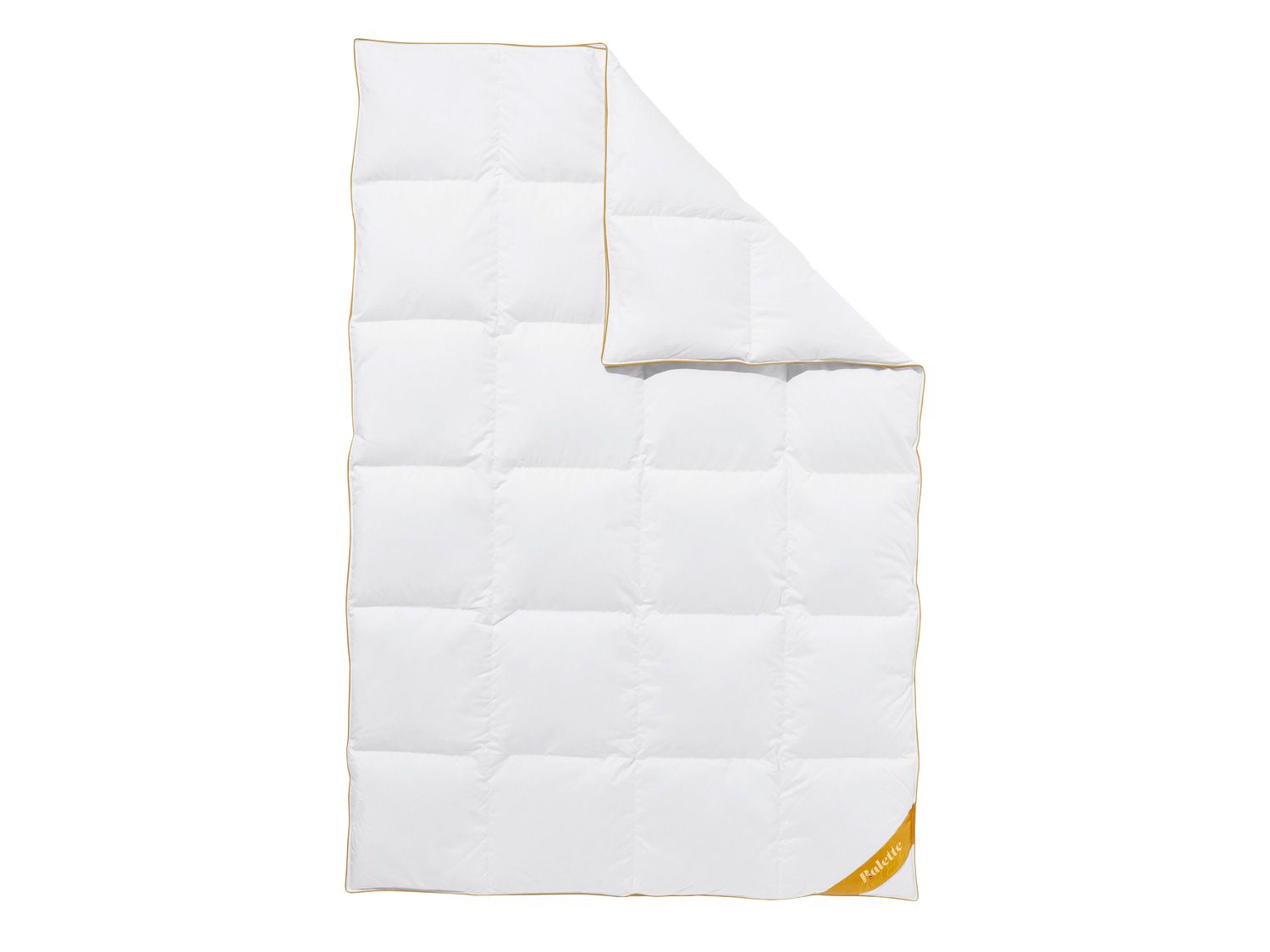 Balette Kołdra kasetowa z puchem gęsim Gold Edition, ciepła 155 X 220 CM