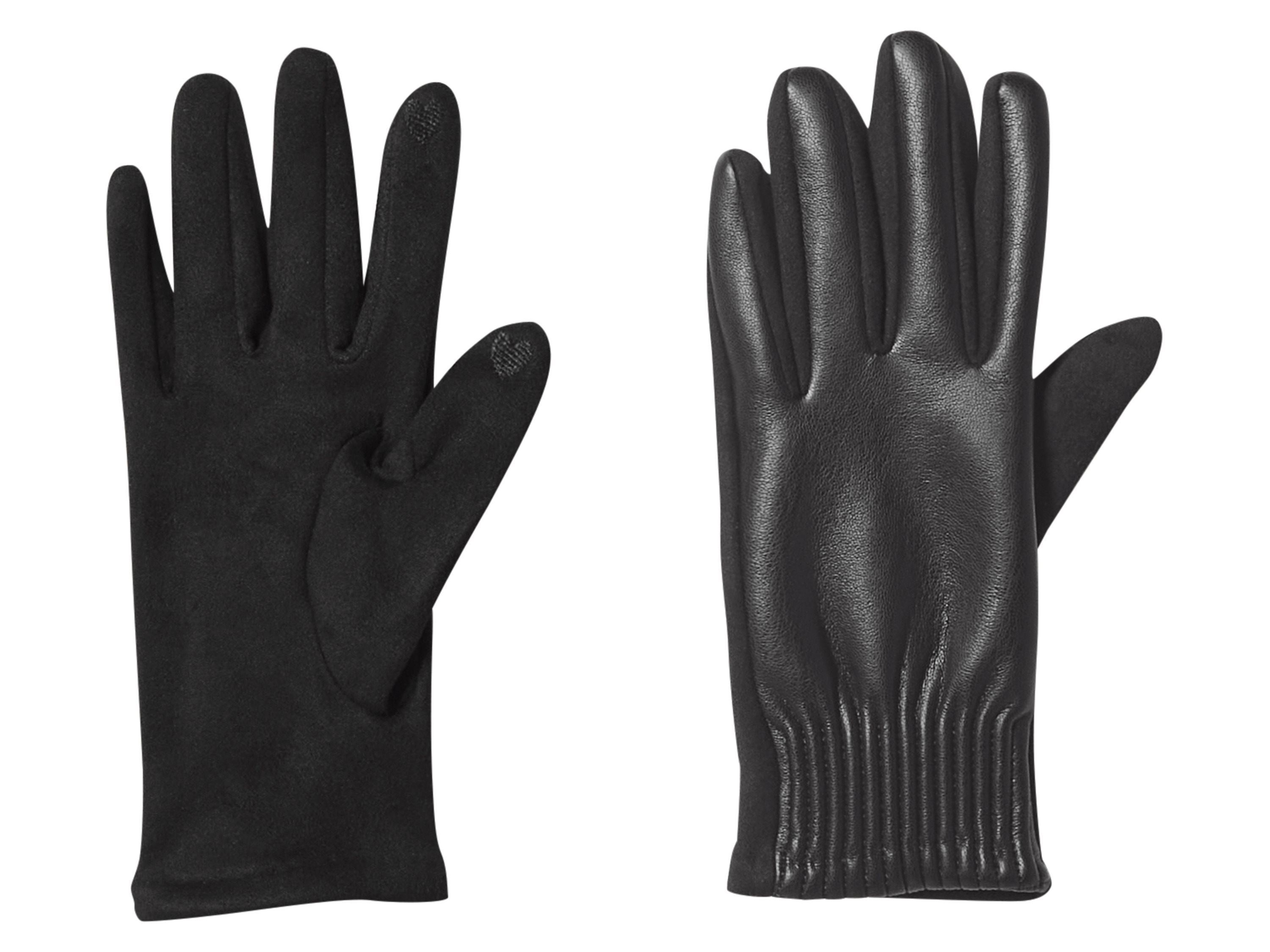 esmara Rękawiczki damskie Czarny, 7,5