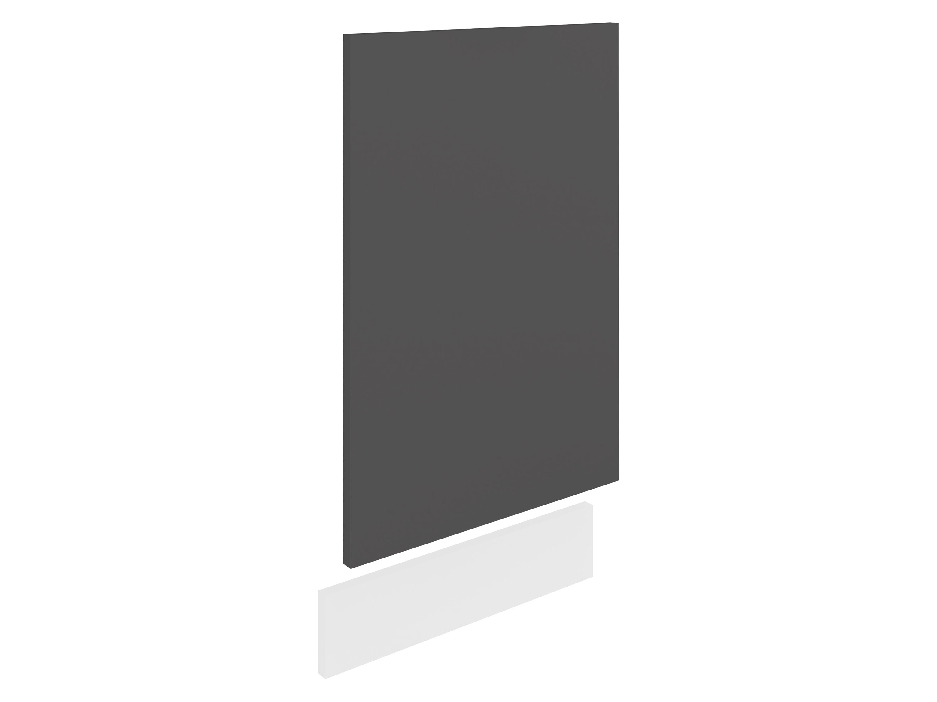 VCM Szafka dolna Esilo Panel maskujący, Biały/ antracyt, 45