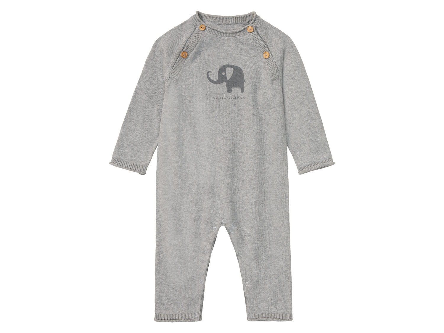 bellybutton Rampers niemowlęcy z delikatnej dzianiny 68, Szary