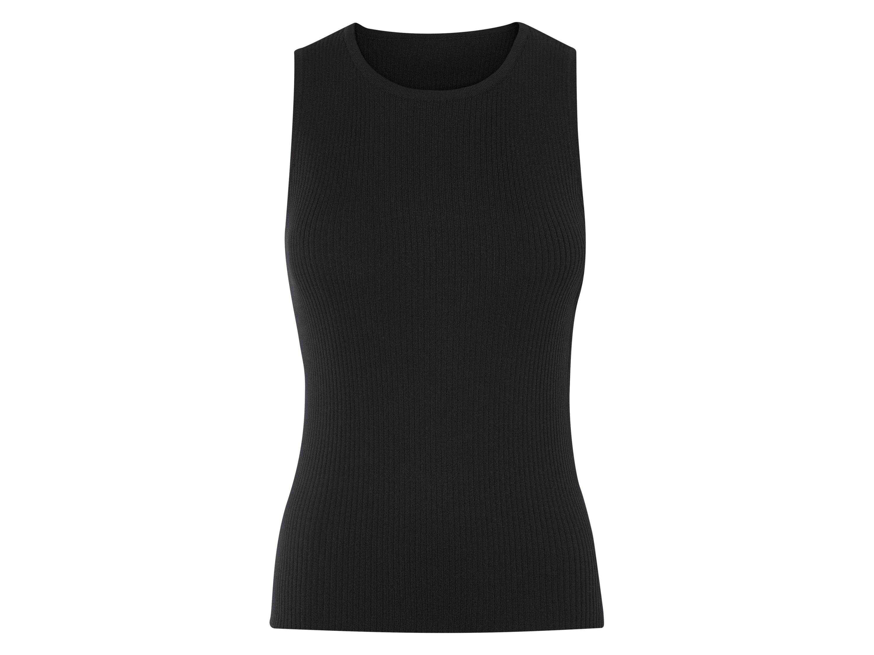 esmara Top damski z dzianiny swetrowej Czarny, S36/38