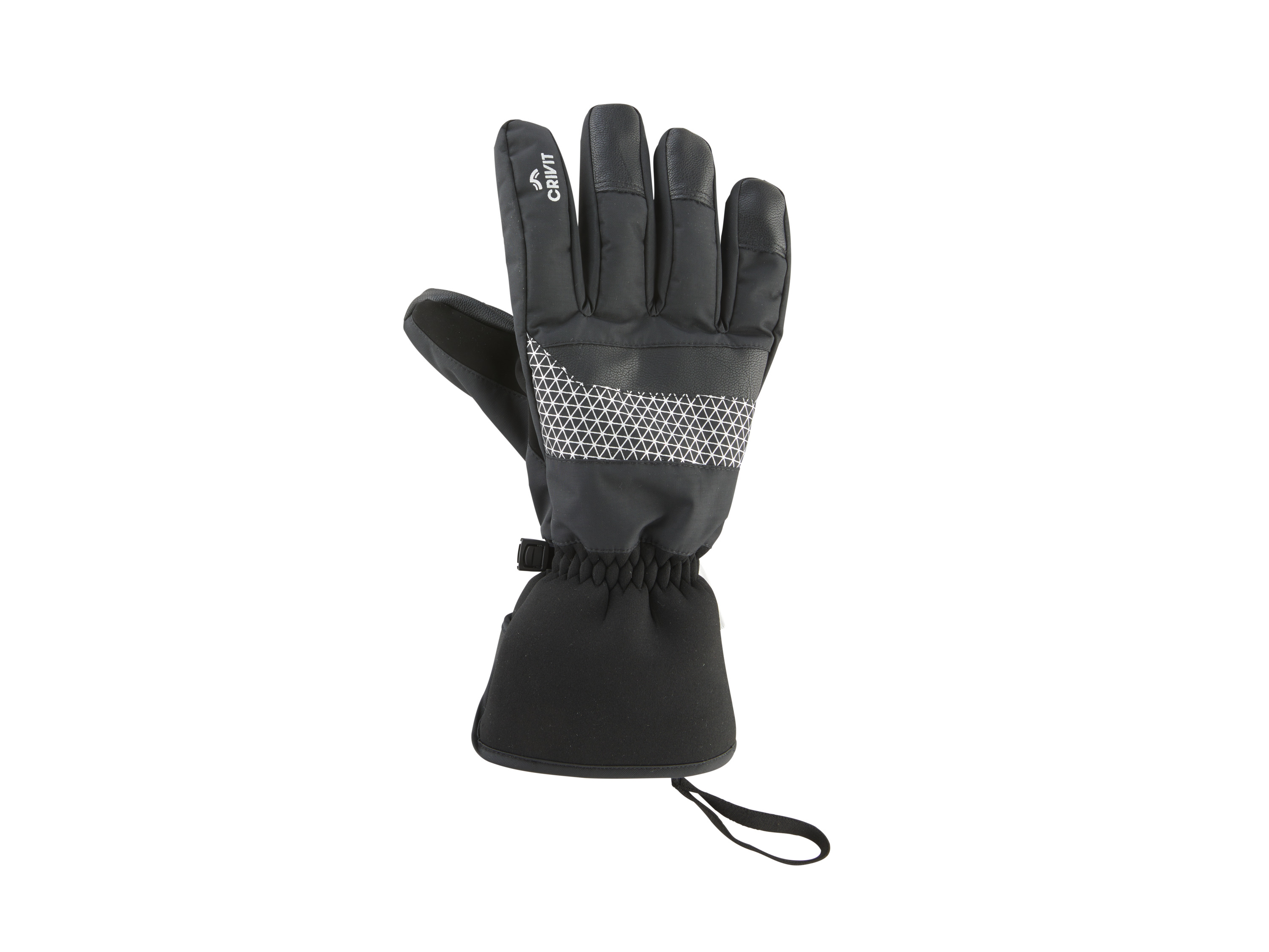 Crivit Rękawice narciarskie 7,5, Srebrny
