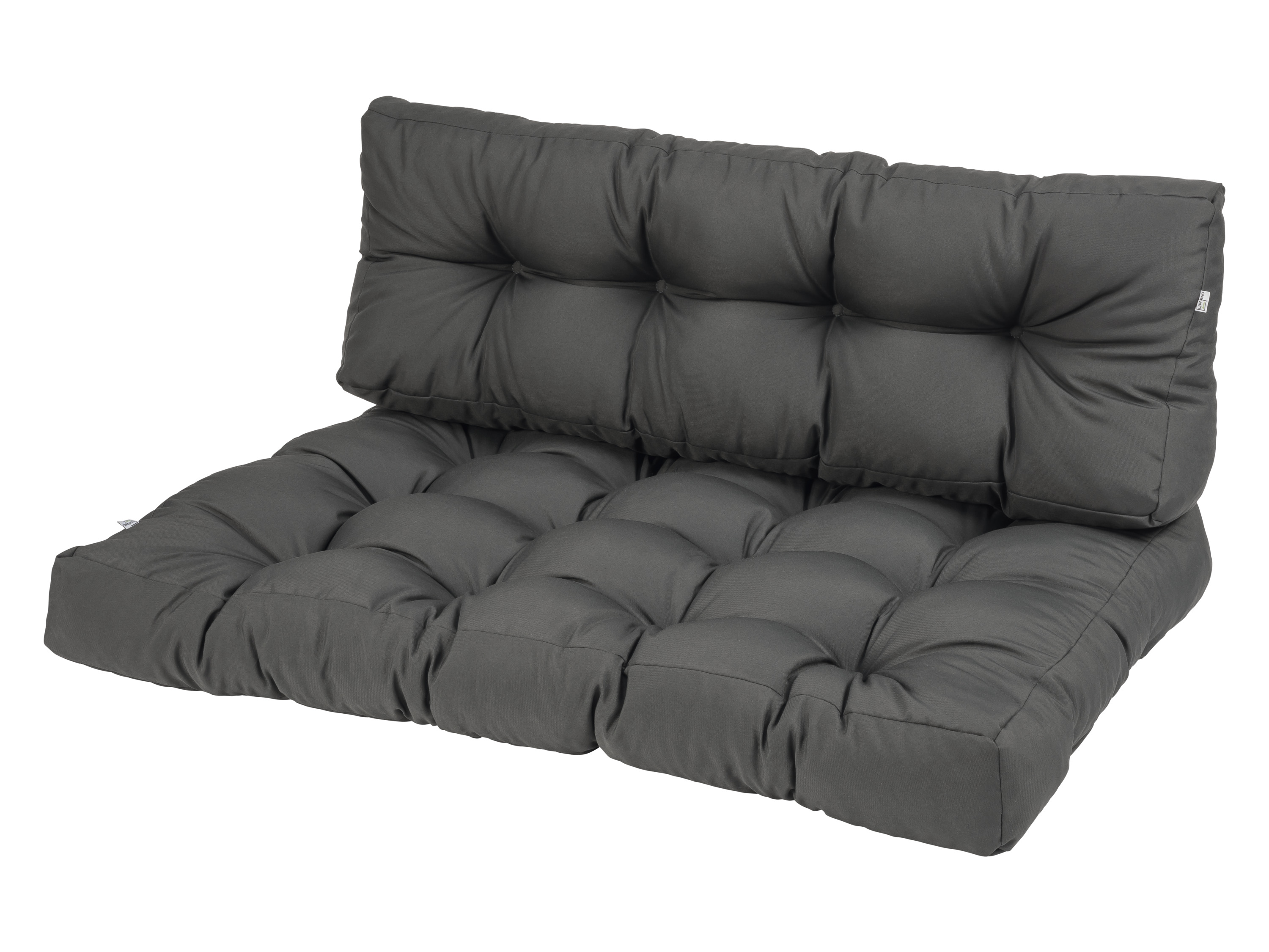 Livarno home Zestaw poduszek na europalety, 2 sztuki Antracytowy