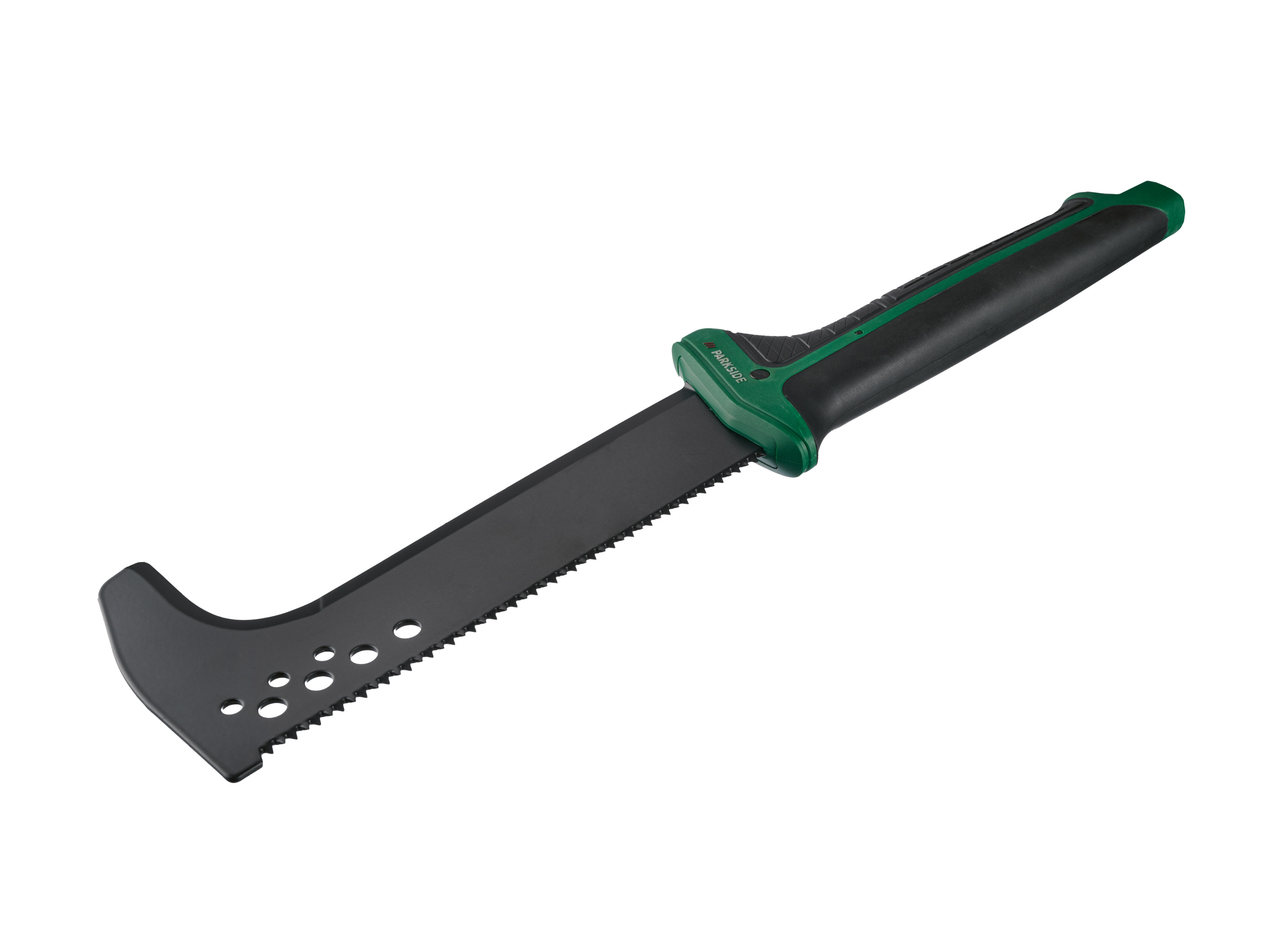 Parkside Szpadel ręczny z piłą do korzeni/ Motyka / Siekierka Nóż ogrodniczy z ząbkowanym ostrzem