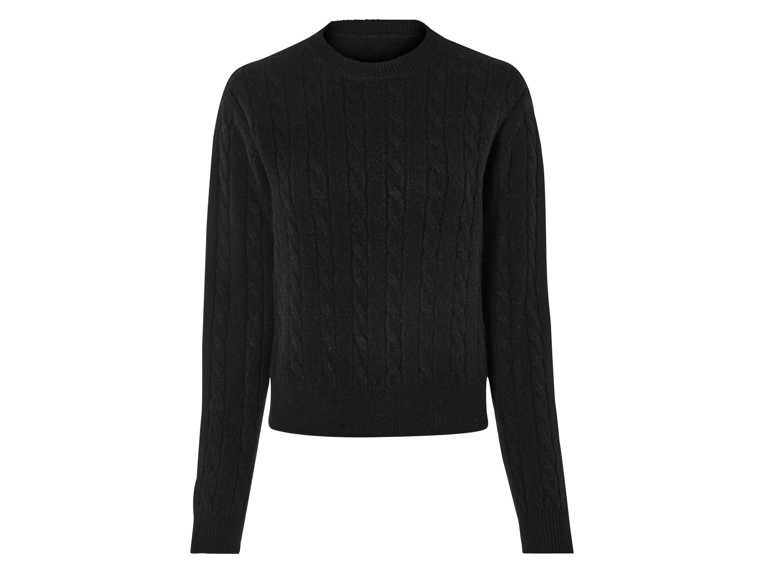 esmara Sweter damski Czarny, S36/38