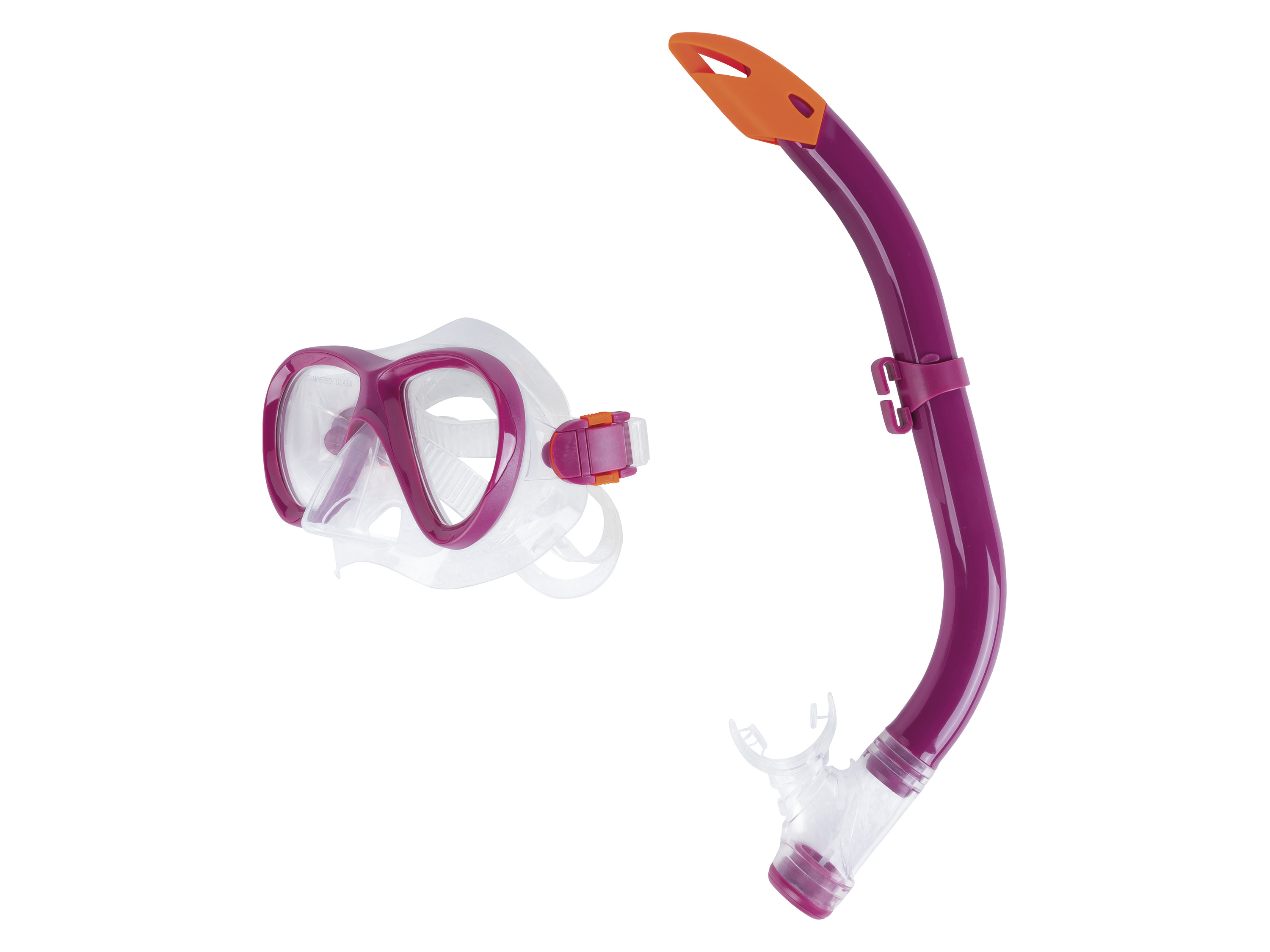 Crivit Zestaw do snorkelingu dla dzieci Fuksja