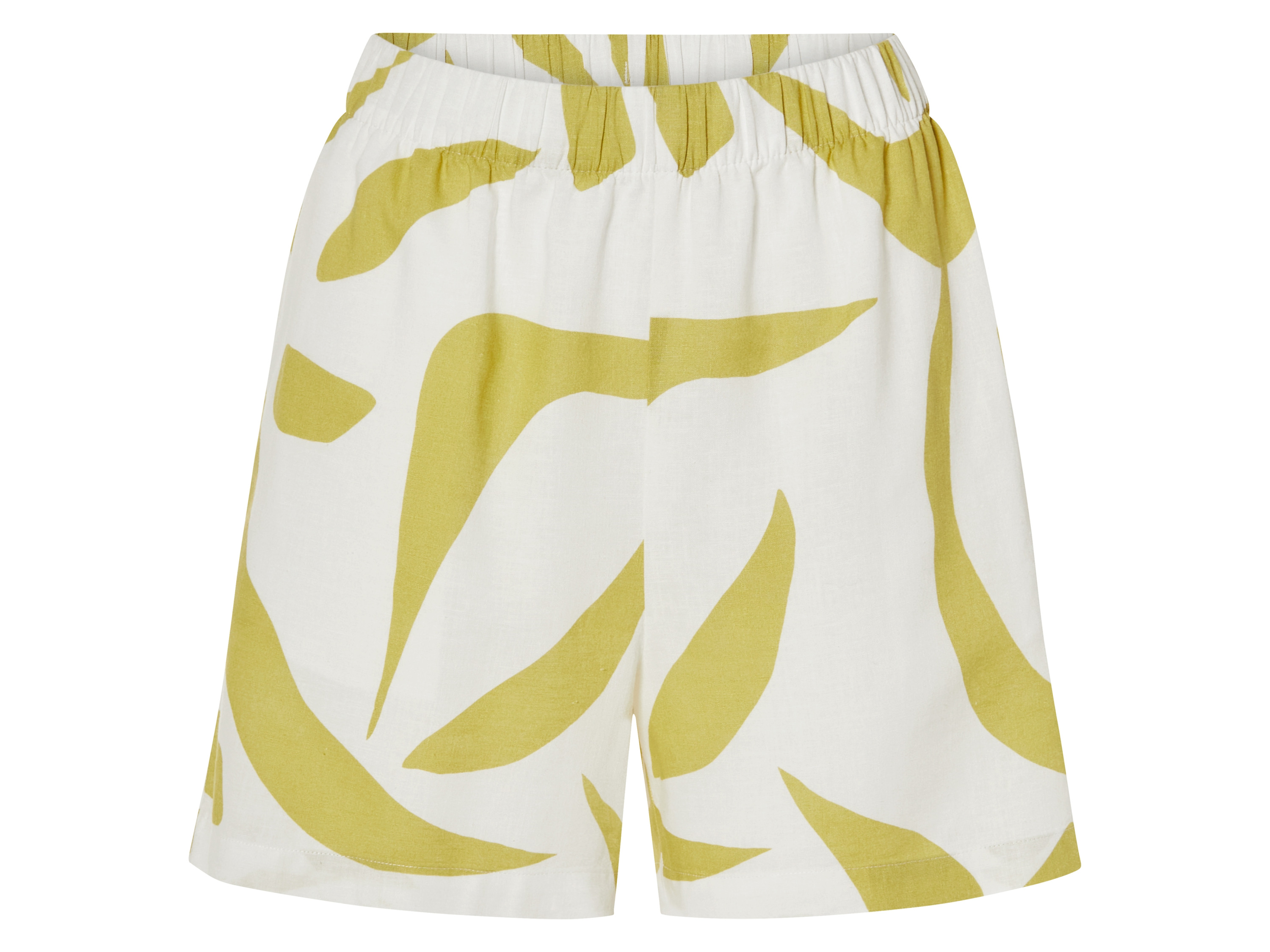 esmara Szorty damskie z lnem i bawełną Biały, 36