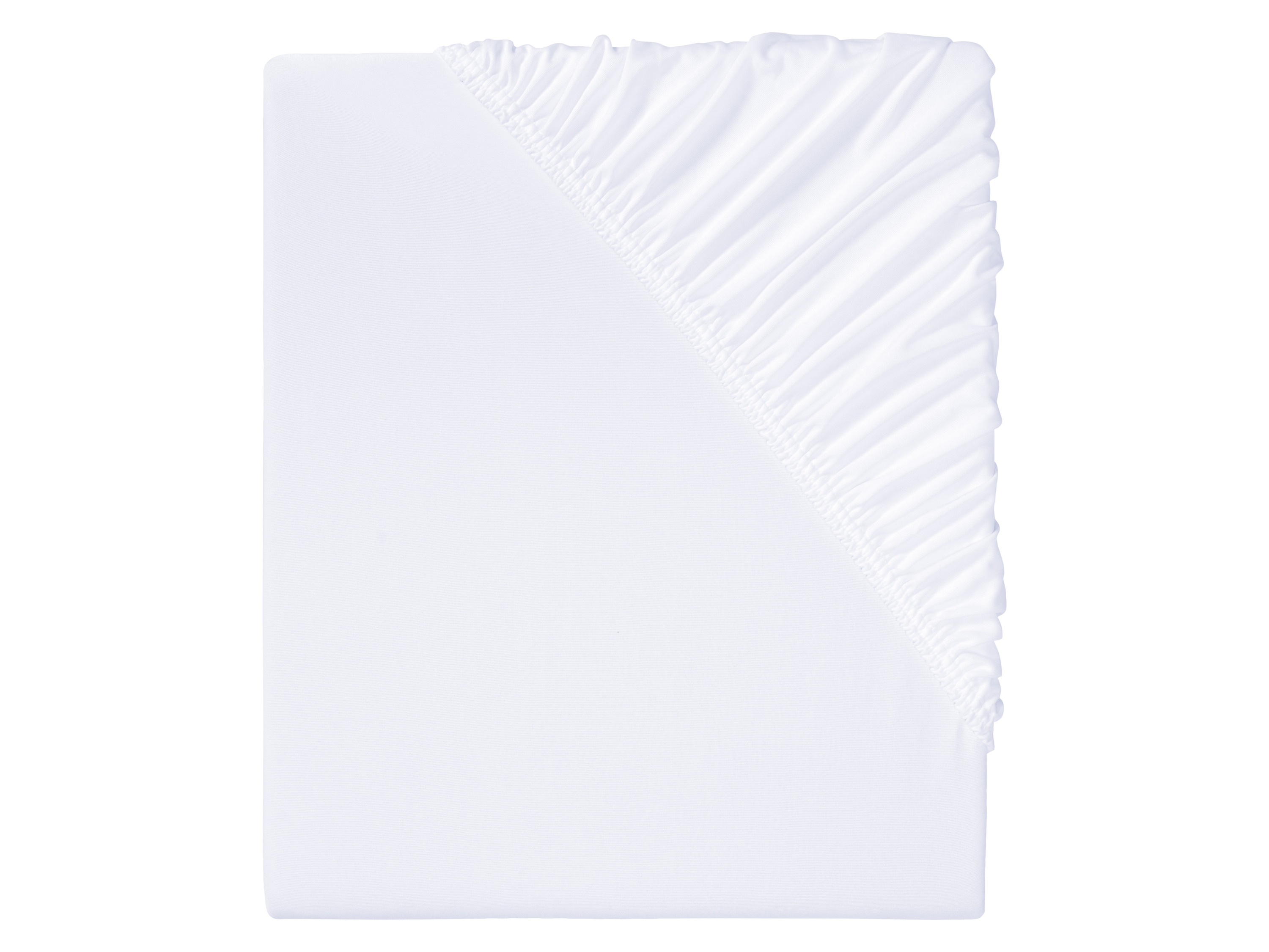 Livarno home Prześcieradło z mikrowłókna z gumką, 180-200 x 200 cm Biały