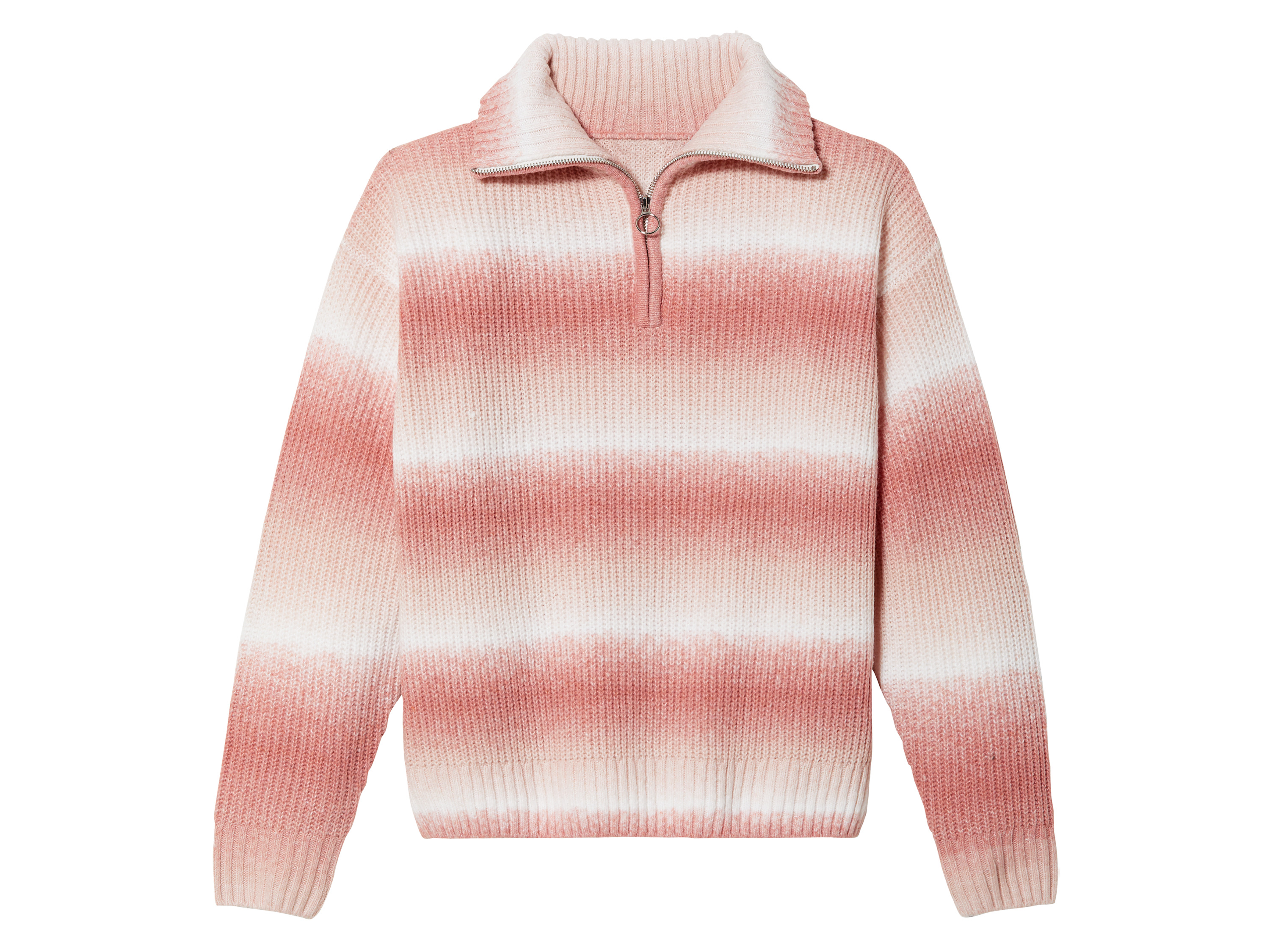 pepperts! Sweter dziecięcy troyer 134/140, Różowy