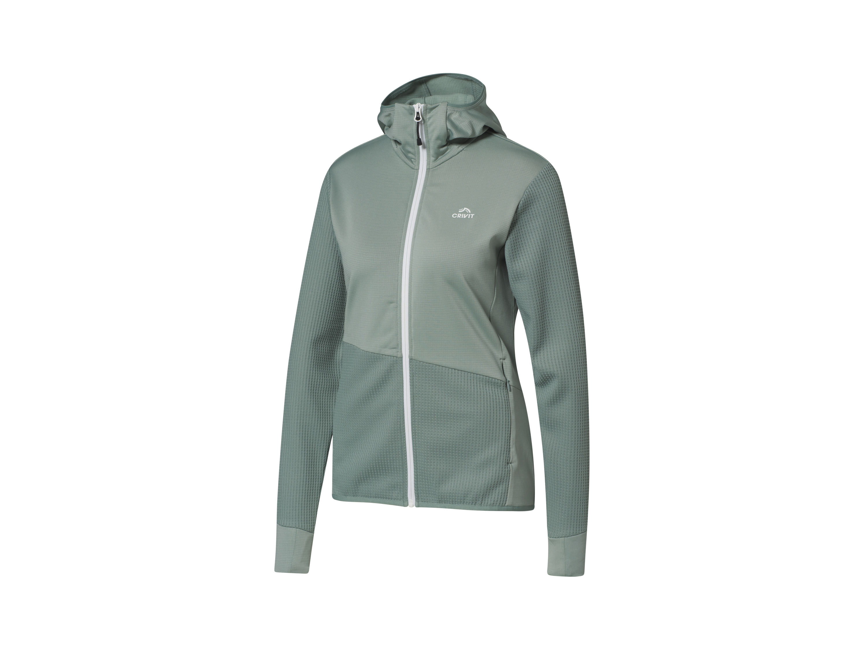 Crivit Kurtka funkcyjna damska z technologią HeiQ Mint Zielony, XS 32/34