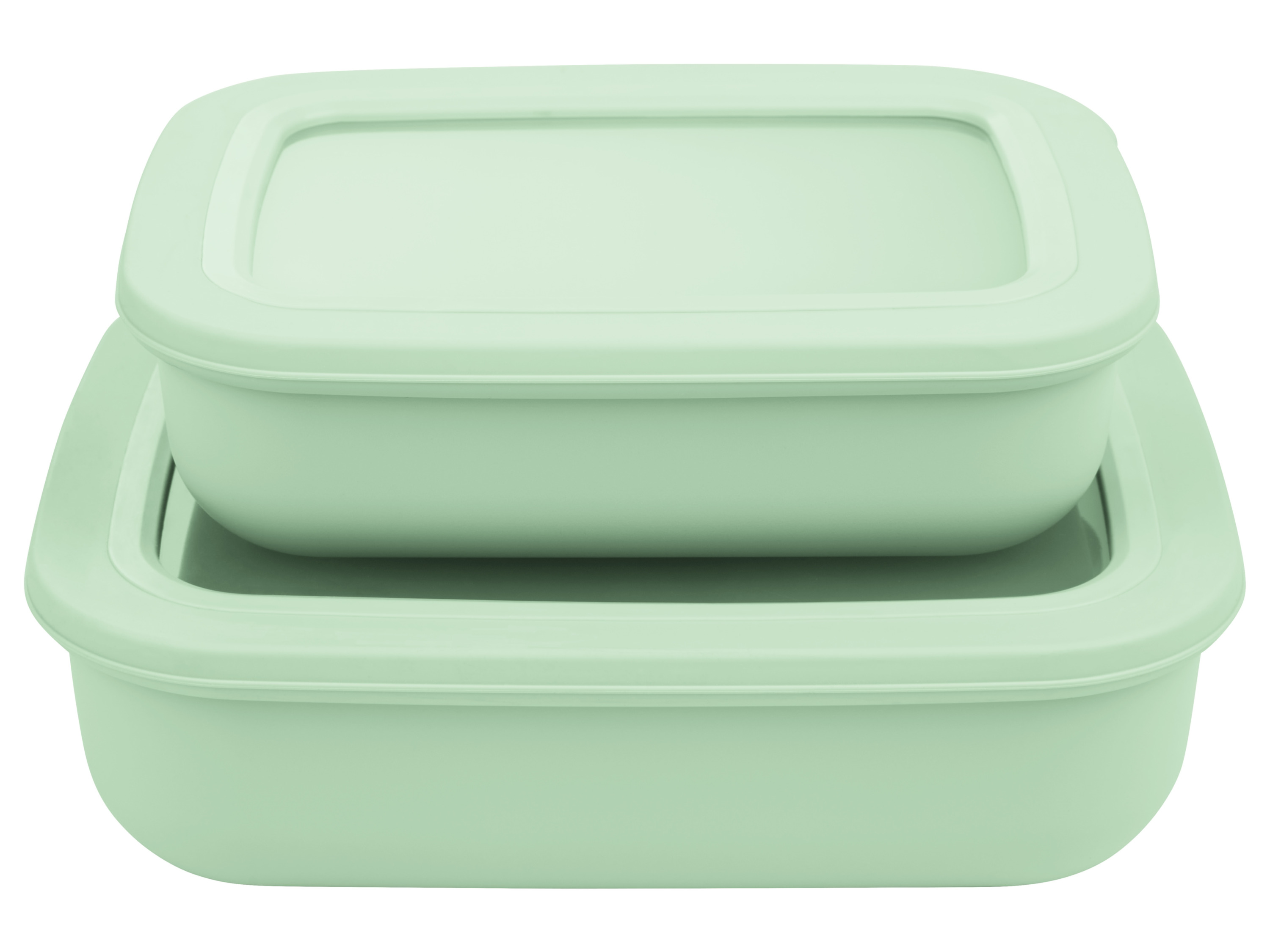 Livarno home Zestaw śniadaniówek lub lunchbox, BPA-free Prostokątny, 2 sztuki