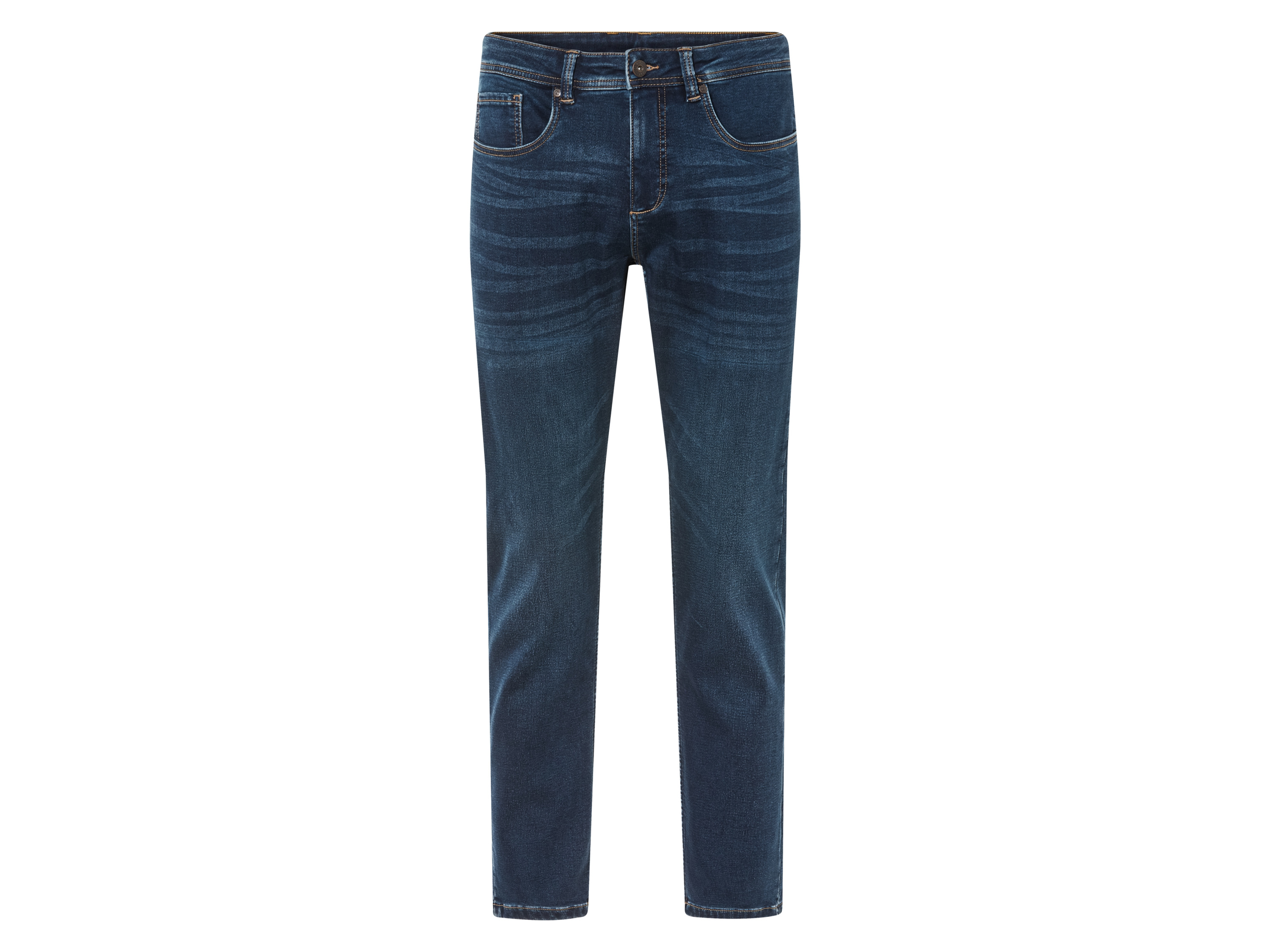 Livergy Jeansy dresowe męskie, Slim Fit Ciemnoniebieski, 56 40/32