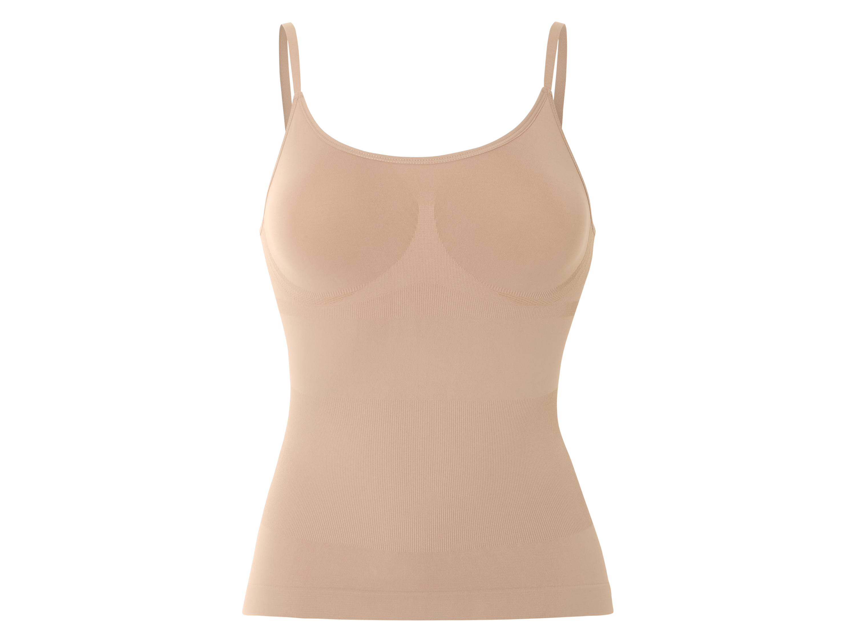 esmara Top modelujący damski Beżowy, Xl48/50