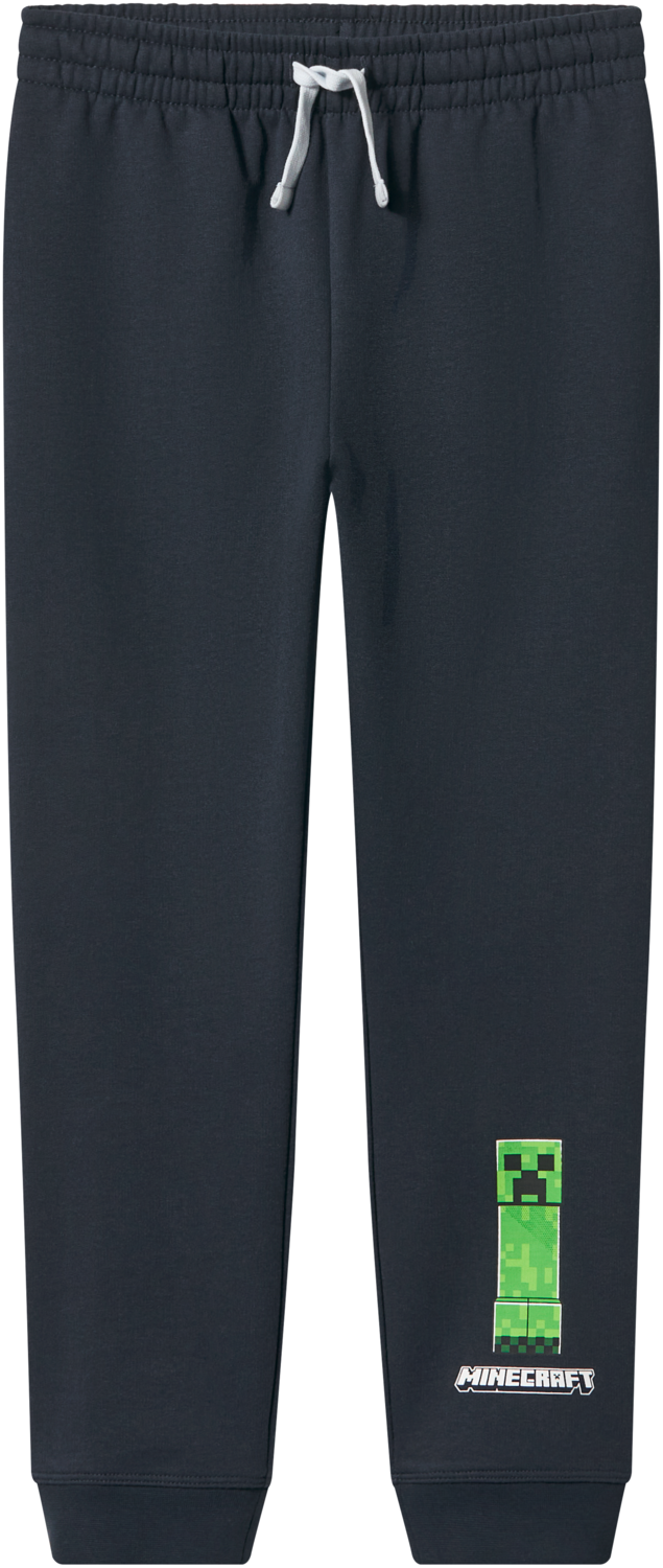 Spodnie dresowe dziecięce z kolekcji Minecraft Granatowy, 122/128