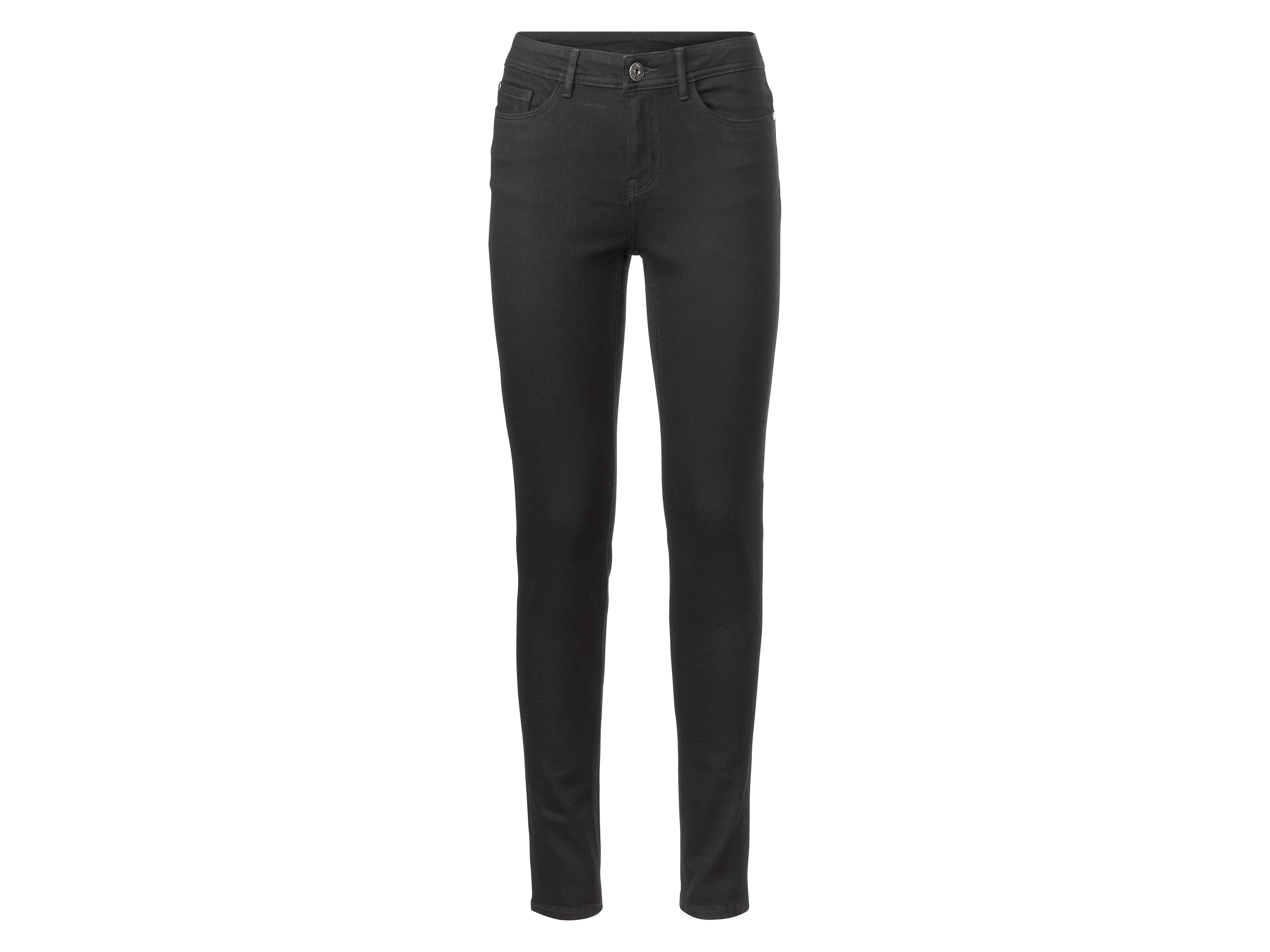 esmara Jeansy damskie z bawełną, Super Skinny Fit 34, Czarny